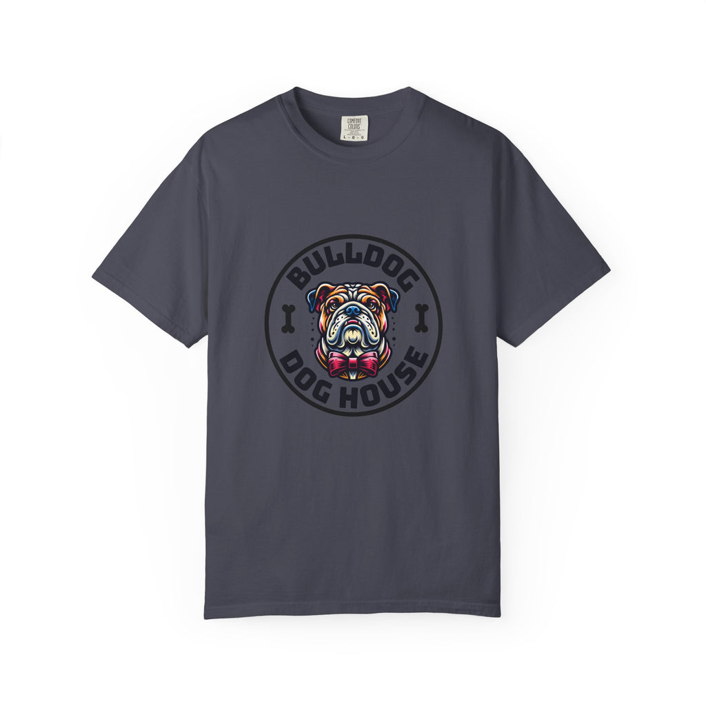 Bulldog Dog House T-Shirt — Vintage Bulldog Logo Tee