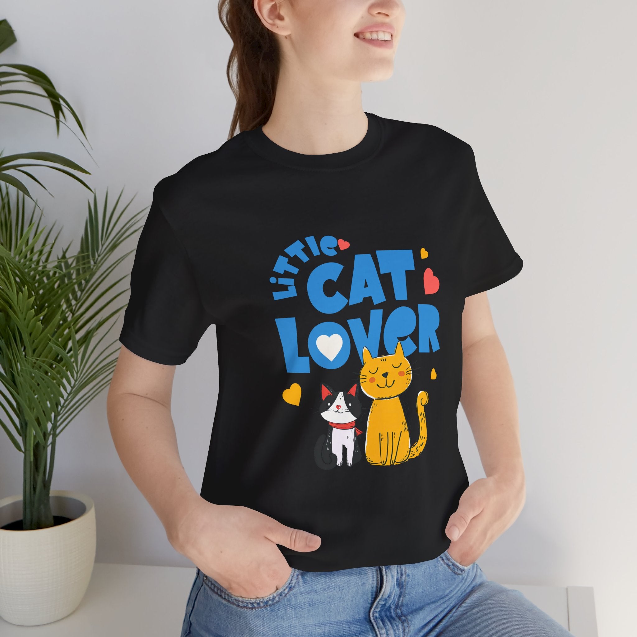 Little Cat Lover T-Shirt — Cute Cat Graphic Tee for Kids & Cat Moms