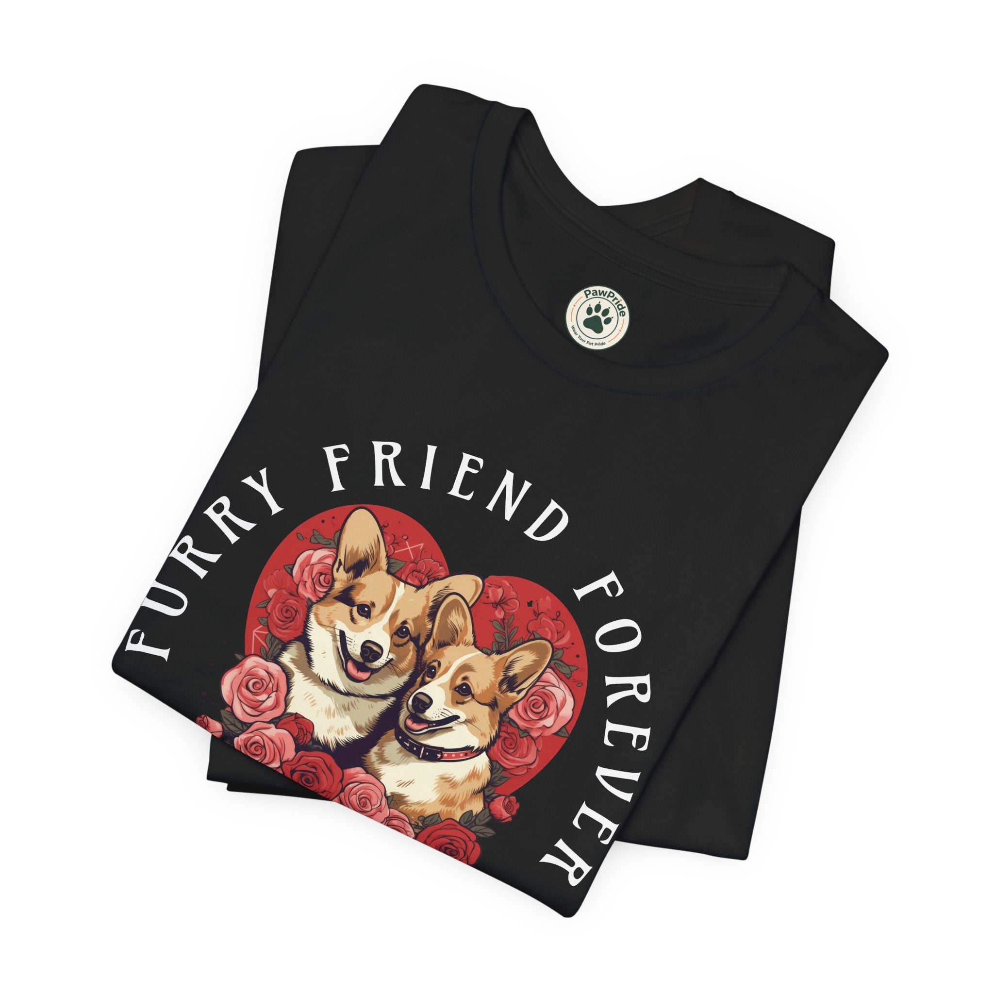 Puppy Love T-Shirt — "Furry Friend Forever" Corgi Tee