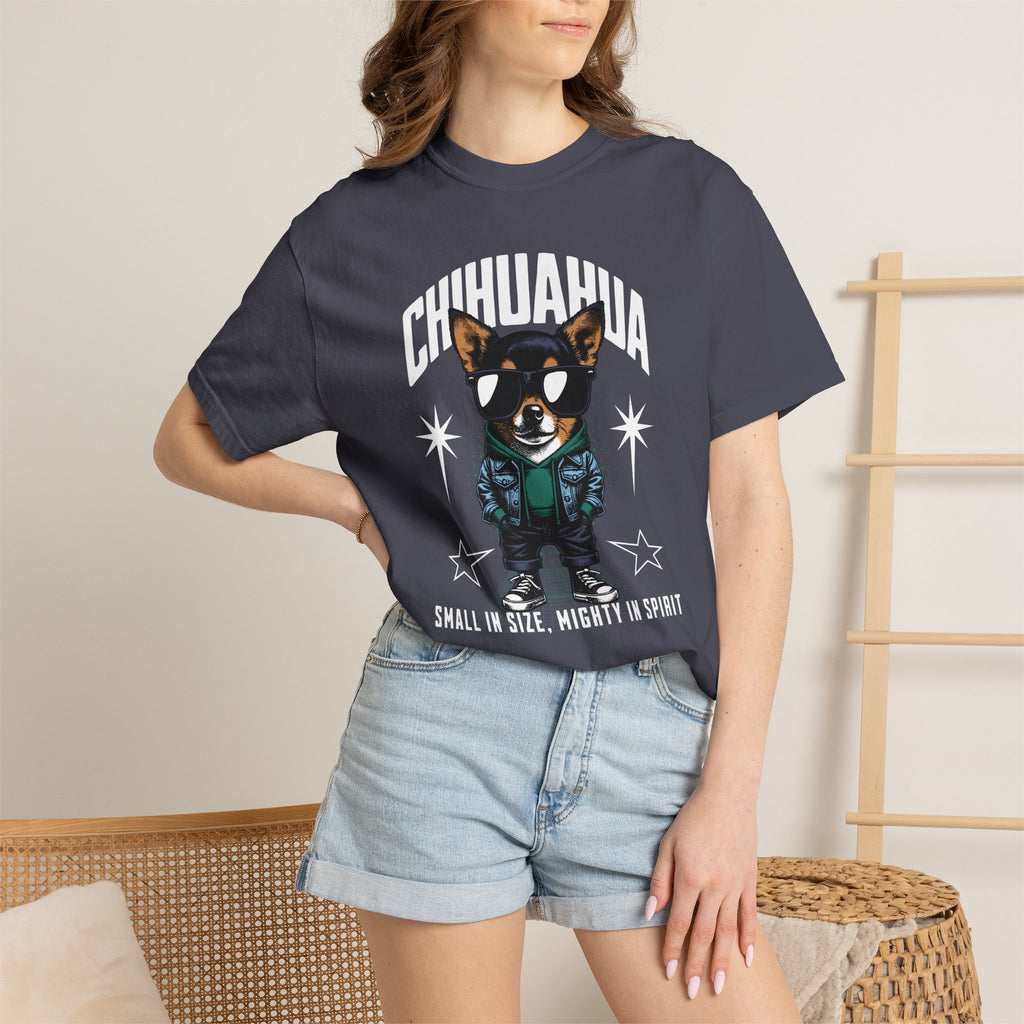 Chihuahua 'Small in Size, Mighty in Spirit' Graphic T-Shirt