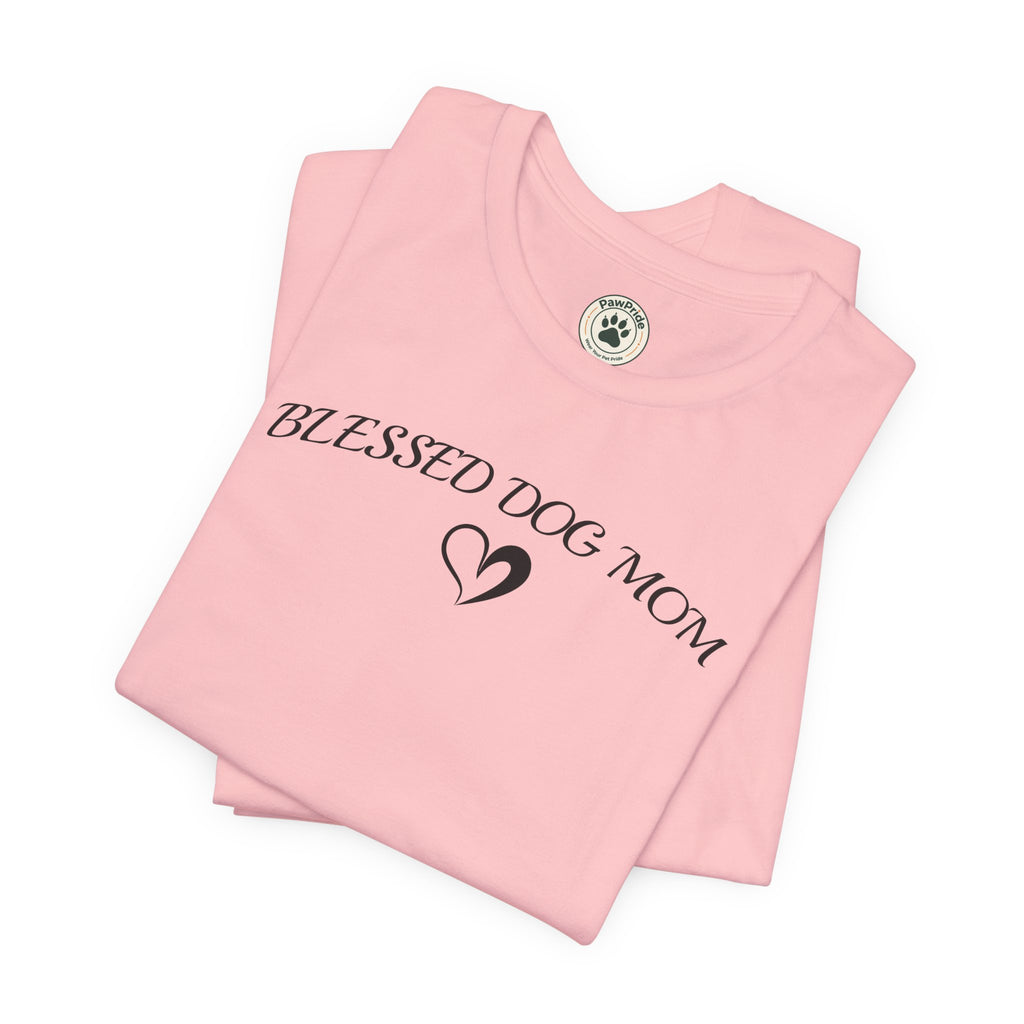 Blessed Dog Mom Tee — Women's Dog Mom Shirt with Heart