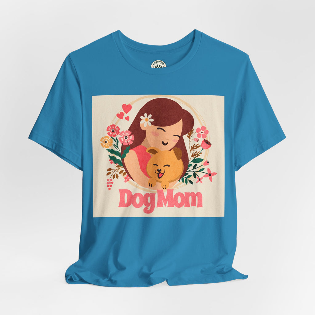 Dog Mom T-Shirt — Cute Floral Dog Mom Tee