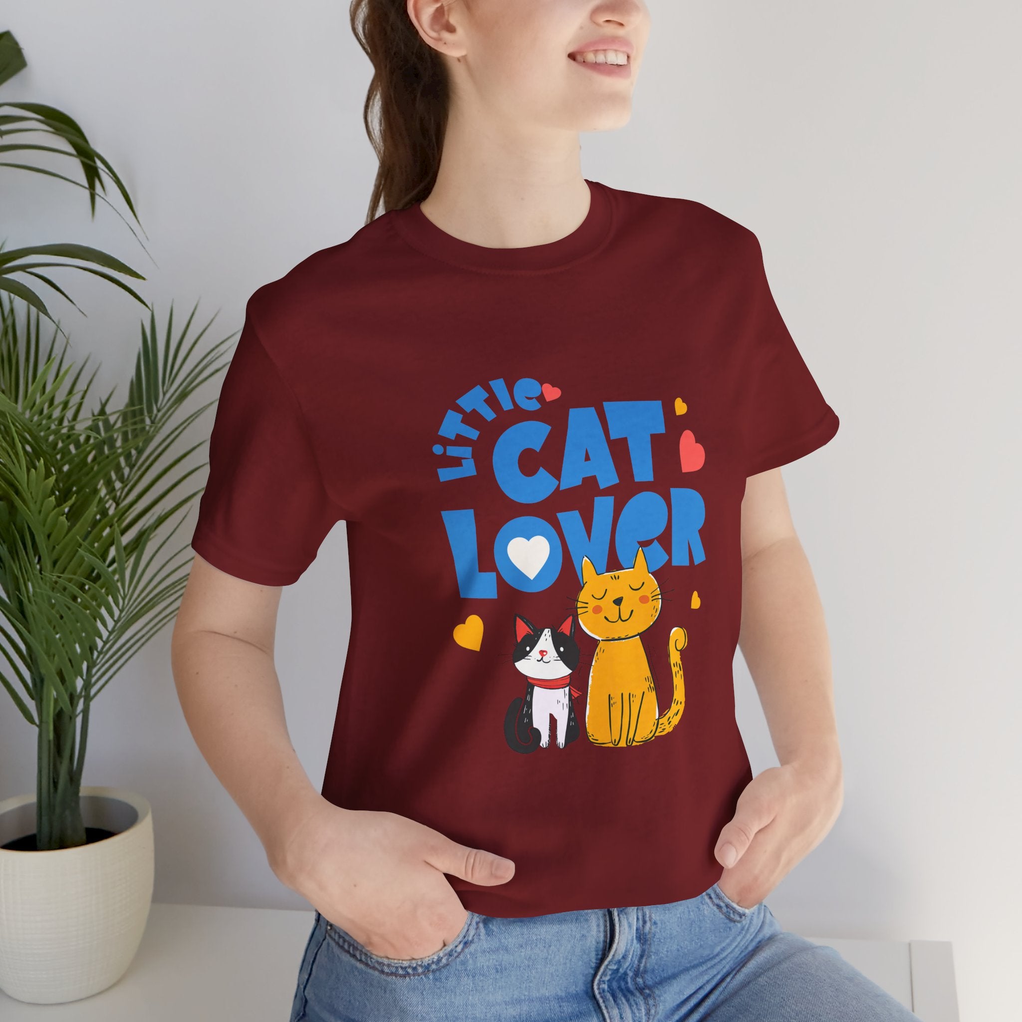 Little Cat Lover T-Shirt — Cute Cat Graphic Tee for Kids & Cat Moms