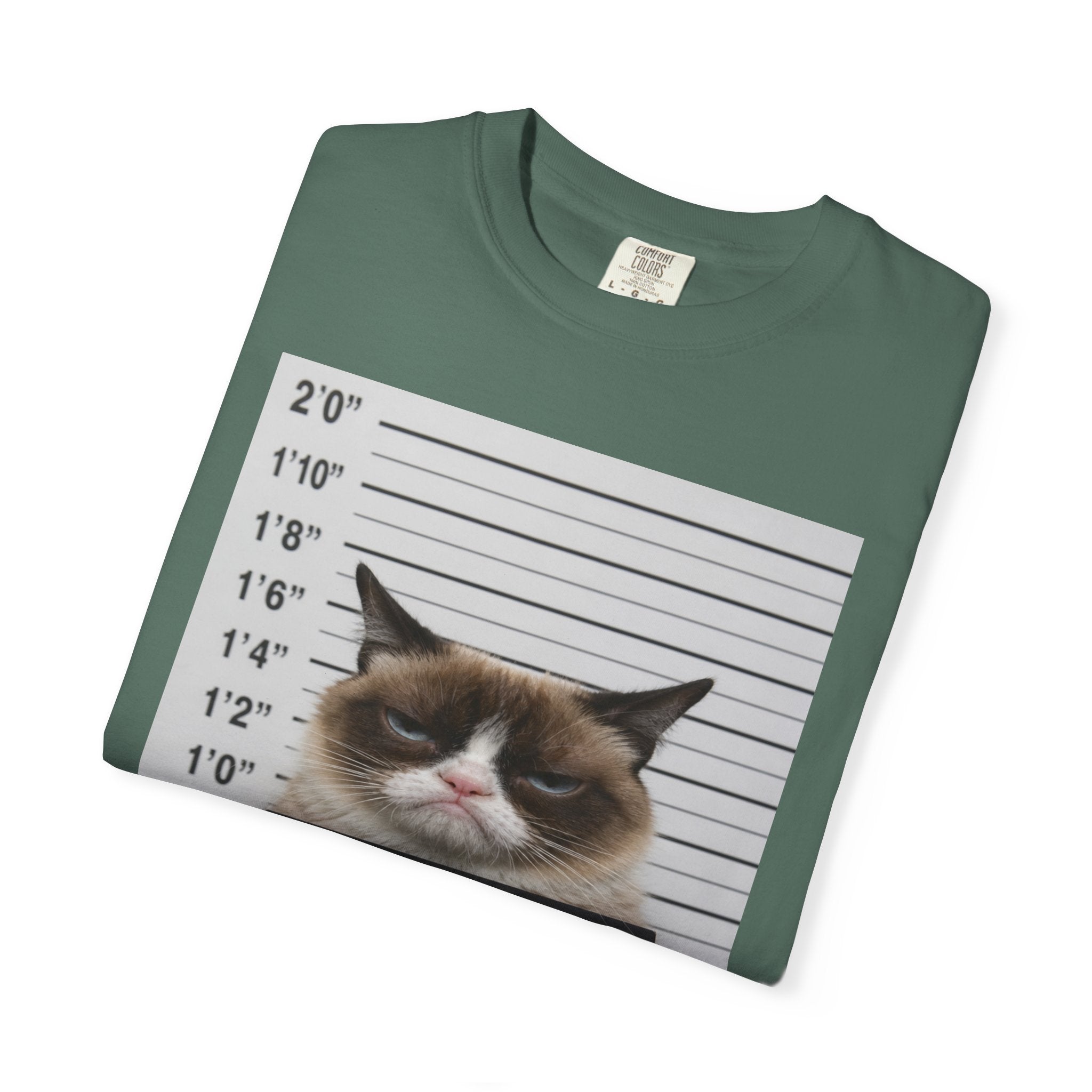 Grumpy Cat Mugshot T‑Shirt — "I Hate People" Graphic Tee