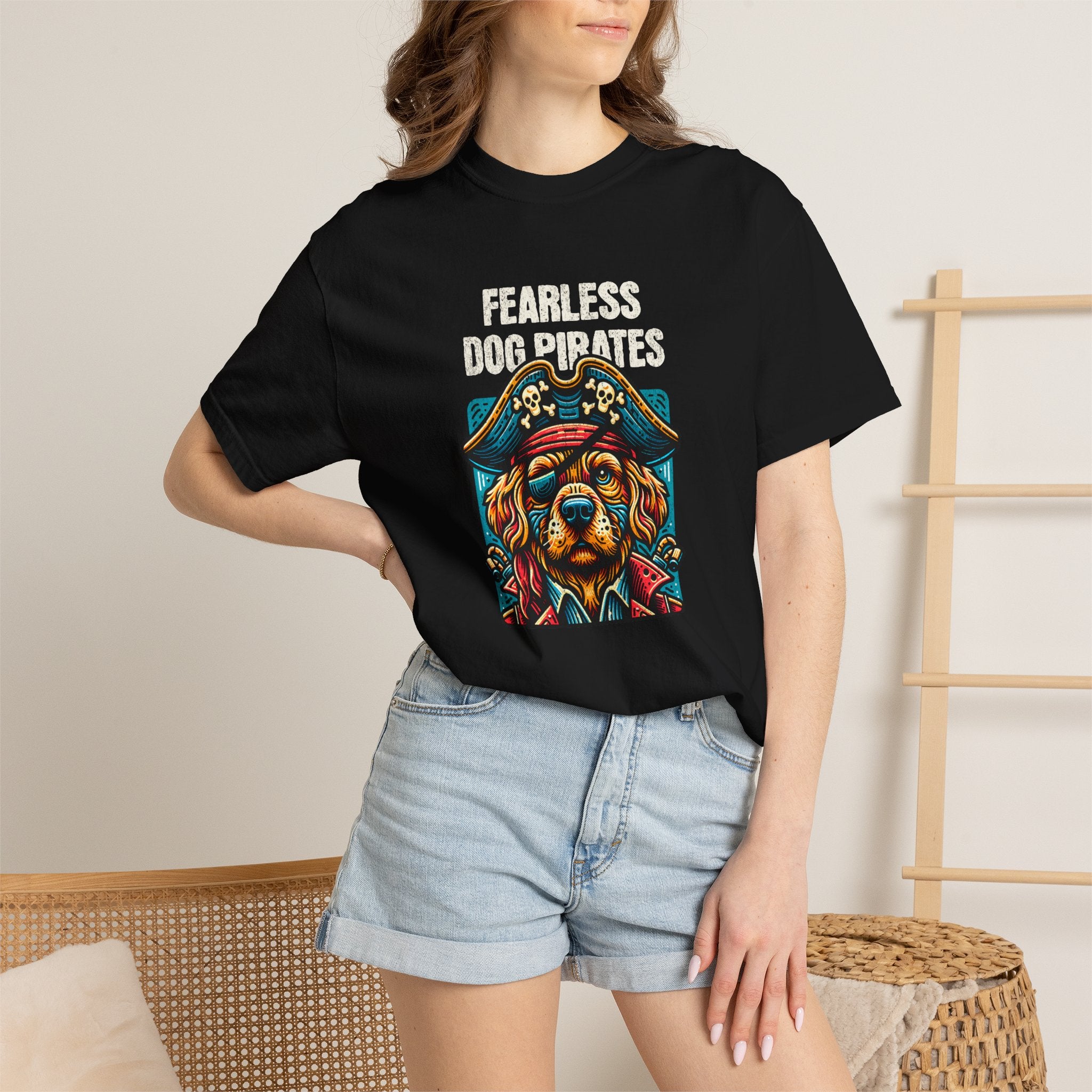 Fearless Dog Pirates T-Shirt — Pirate Dog Graphic Tee
