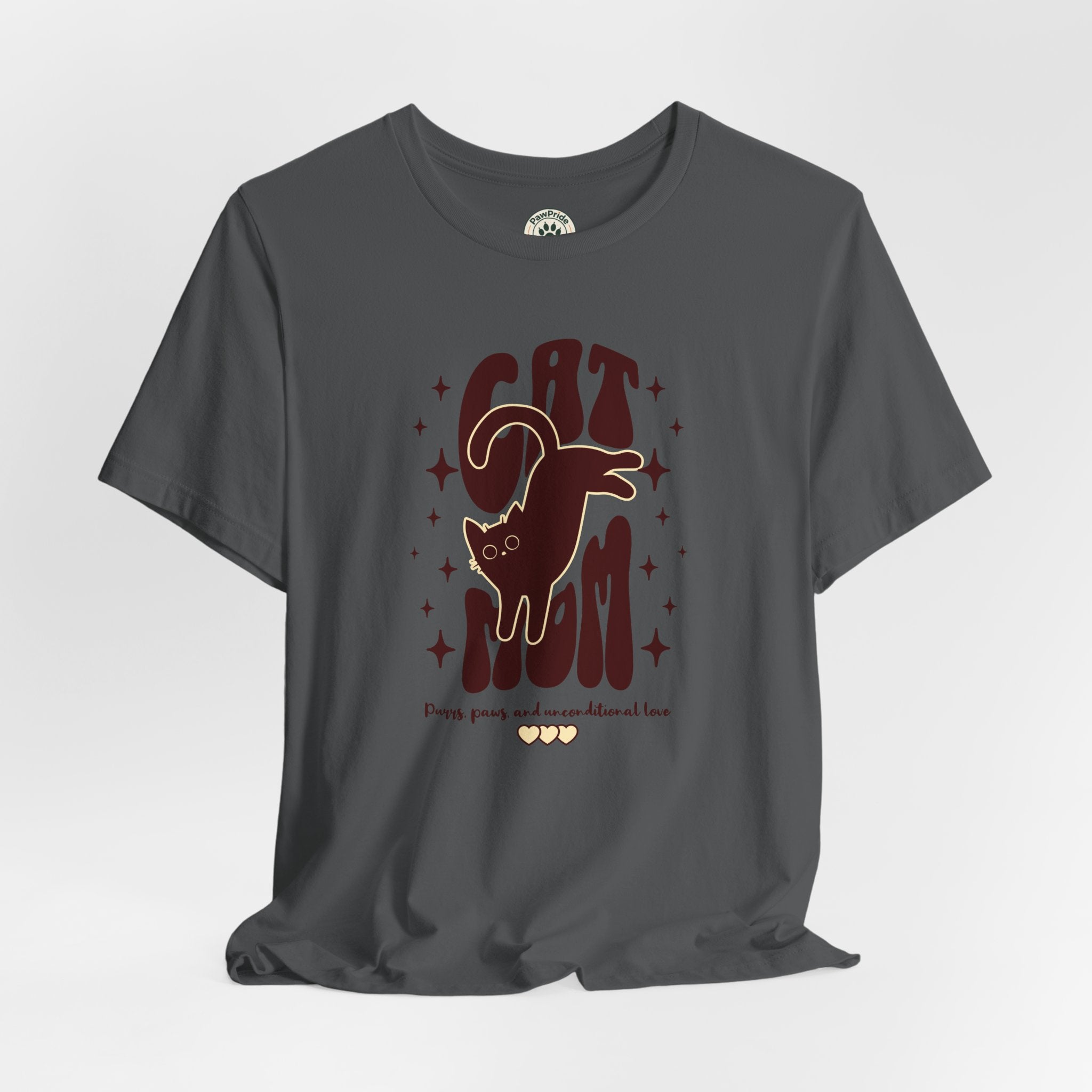 Cat Mom Retro Graphic Tee — "Cat Mom" Vintage Cat Lover T‑Shirt