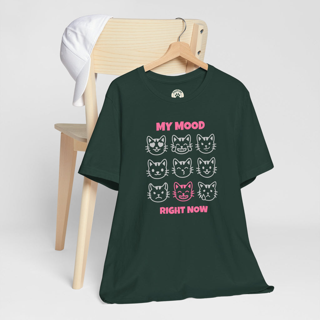 My Mood Right Now Cat Graphic Tee