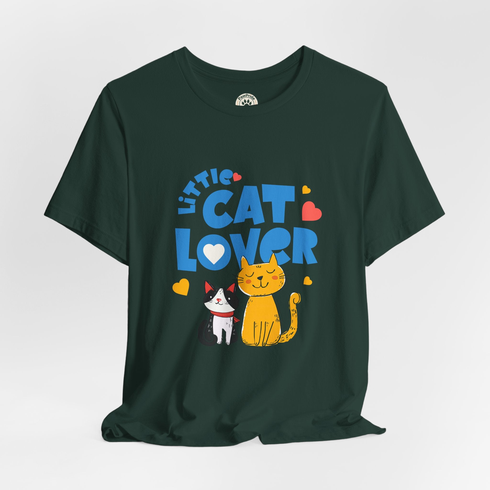 Little Cat Lover T-Shirt — Cute Cat Graphic Tee for Kids & Cat Moms