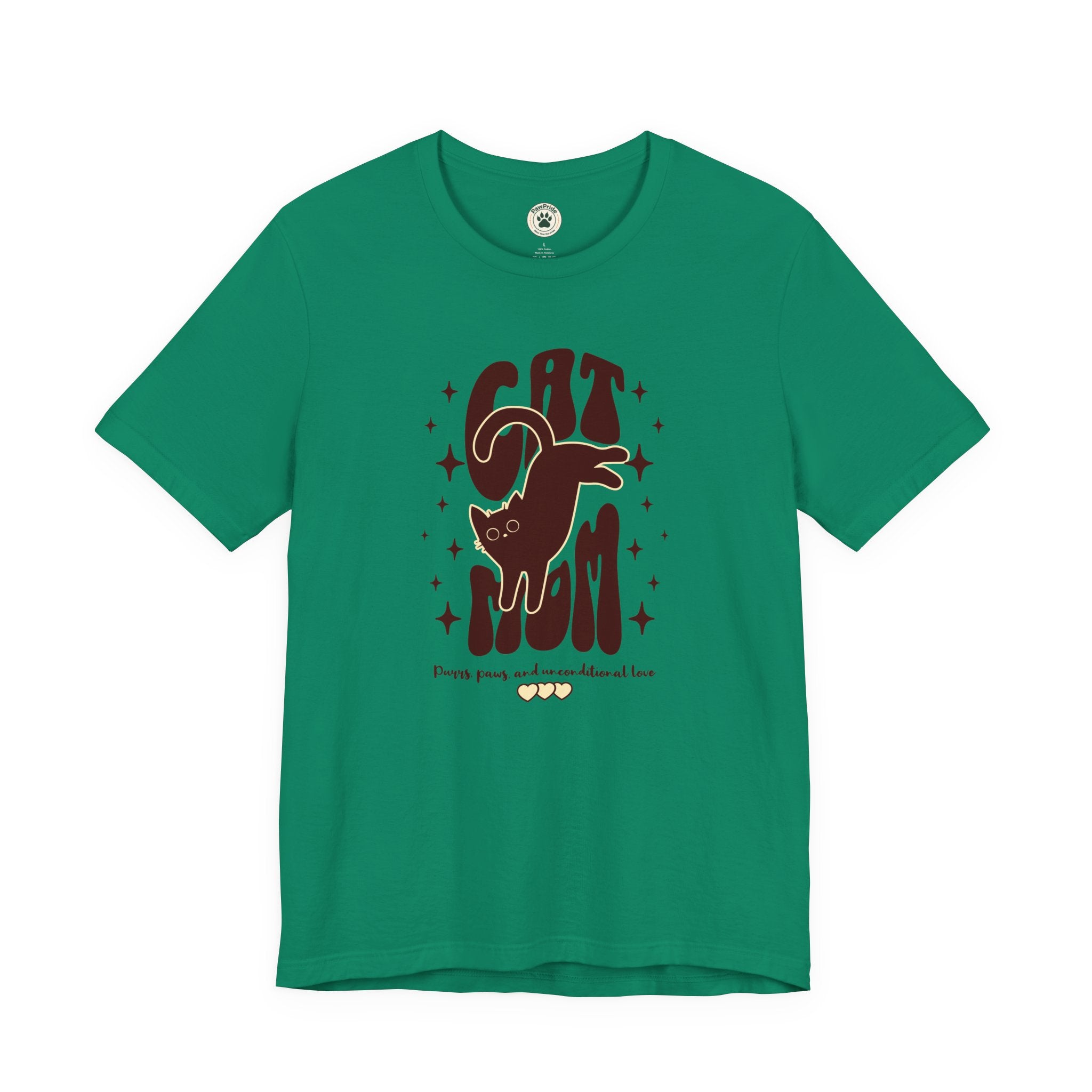 Cat Mom Retro Graphic Tee — "Cat Mom" Vintage Cat Lover T‑Shirt