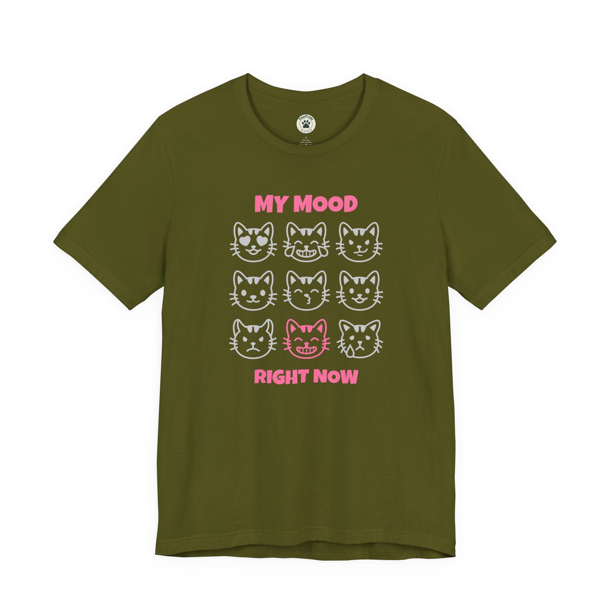 My Mood Right Now Cat Graphic Tee