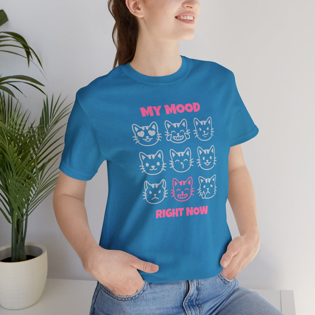 My Mood Right Now Cat Graphic Tee