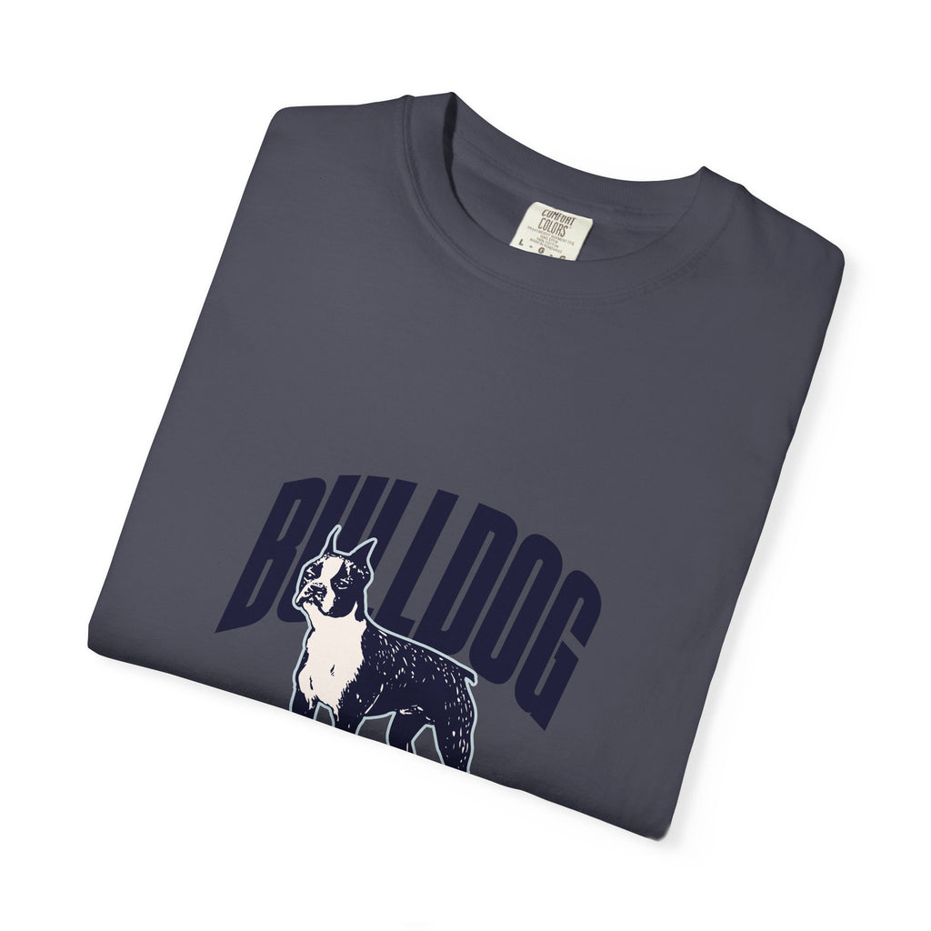 Bulldog Graphic T-Shirt — Vintage Collegiate Dog Tee