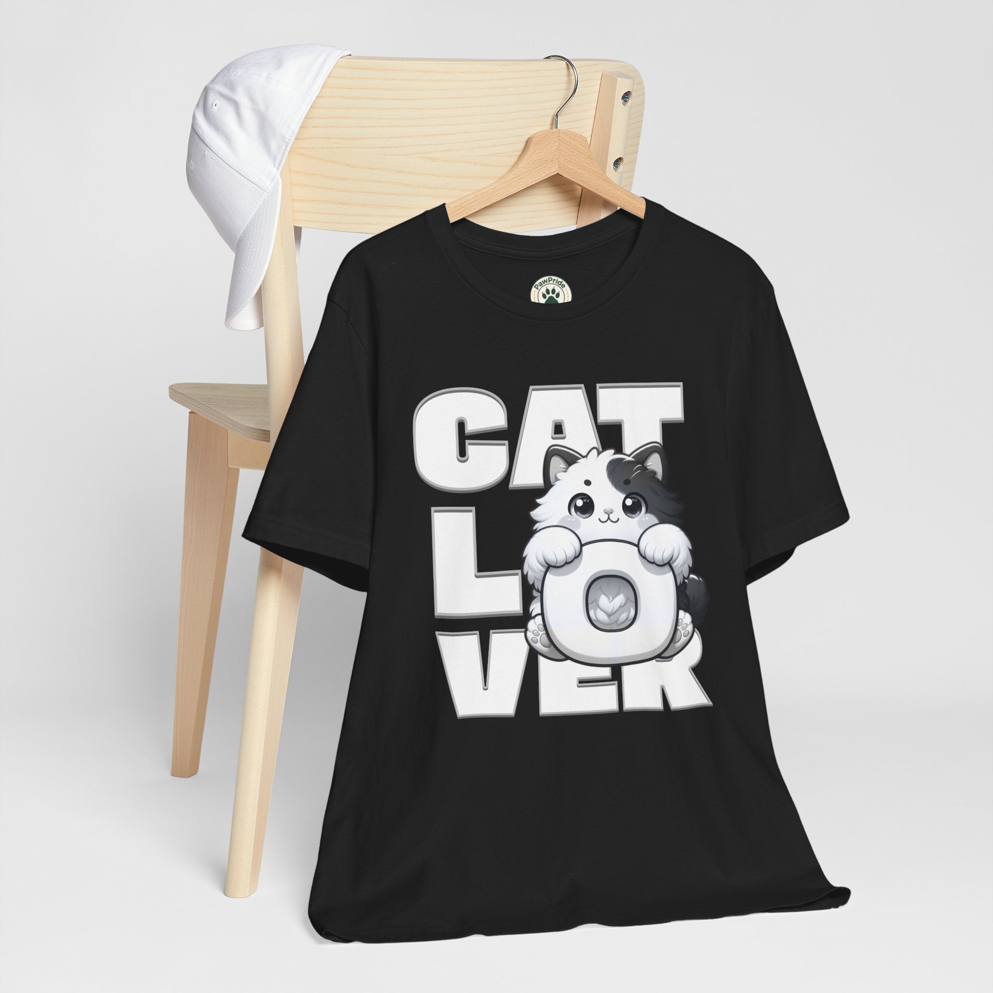 Cat Lover T‑Shirt — Cute Kitten Donut Graphic Tee for Cat Fans