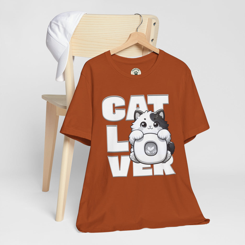 Cat Lover T‑Shirt — Cute Kitten Donut Graphic Tee for Cat Fans