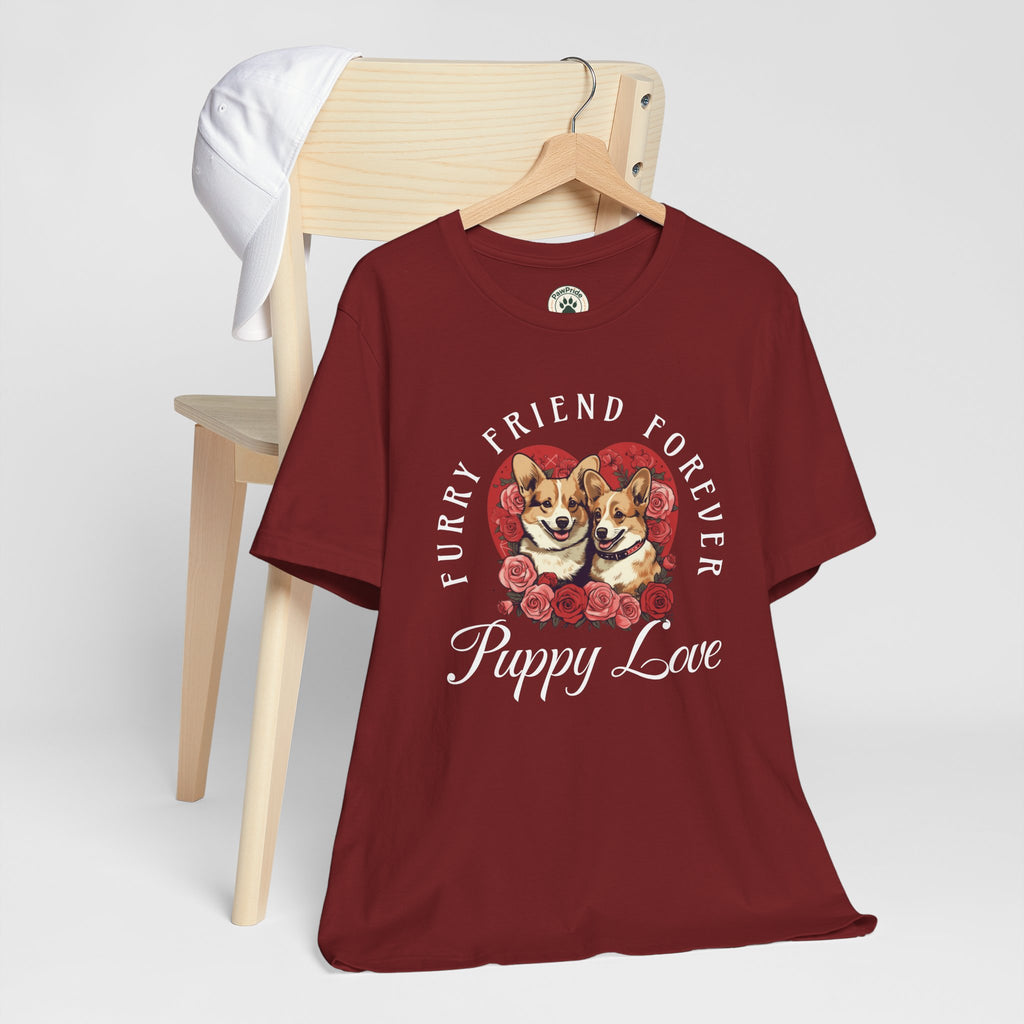 Puppy Love T-Shirt — "Furry Friend Forever" Corgi Tee