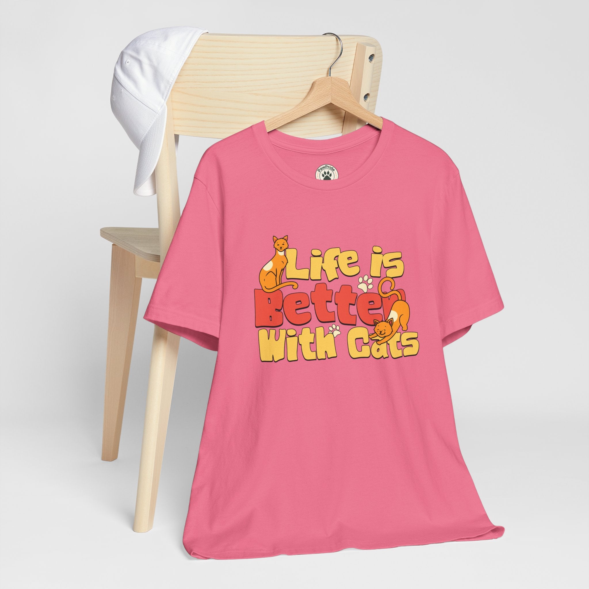 Life Is Better With Cats T‑Shirt