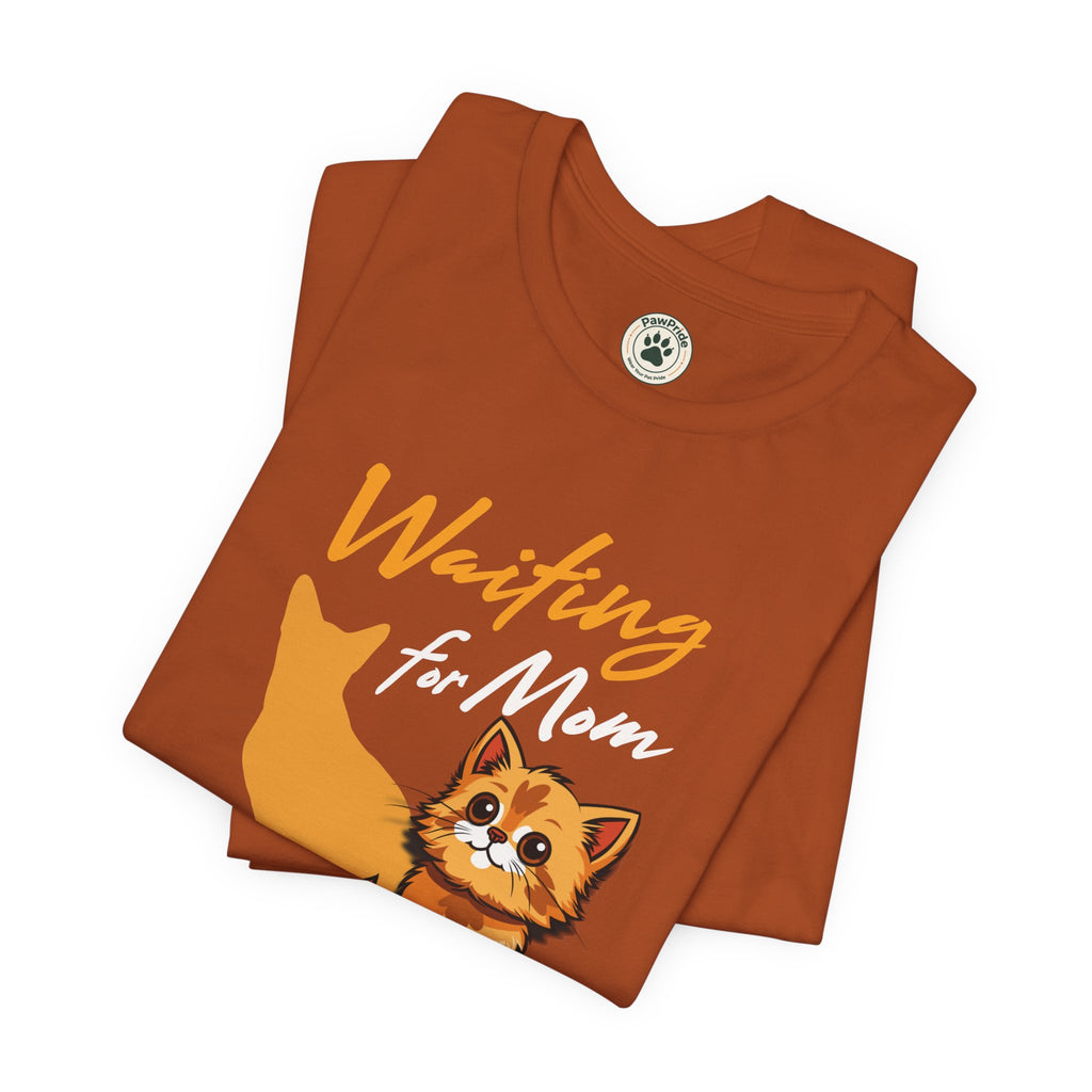 Waiting for Mom Cat T-Shirt — Cute Rescue Kitten Graphic Tee