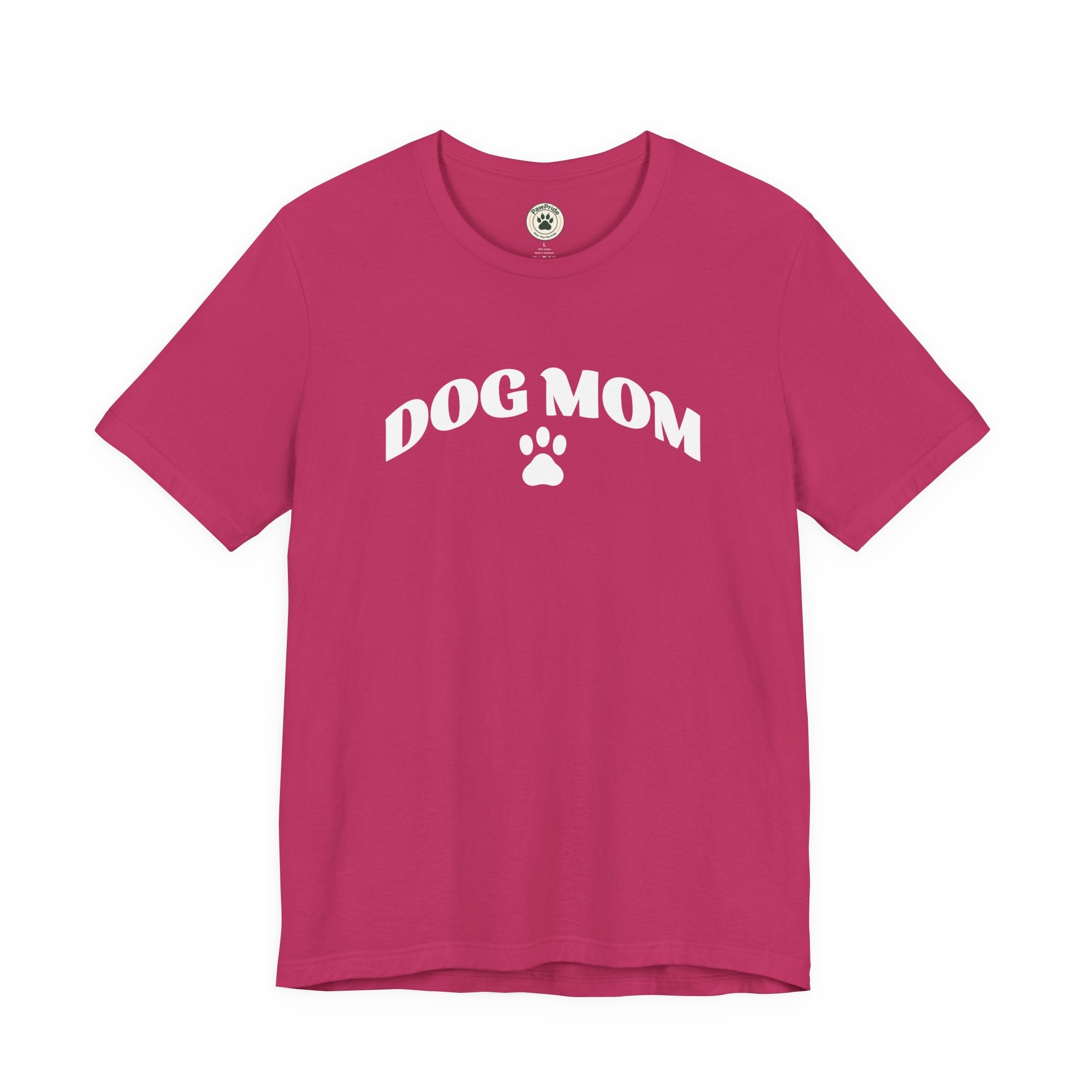 Dog Mom T-Shirt – Retro Paw Print Tee for Dog Lovers, Pet Mom Gift