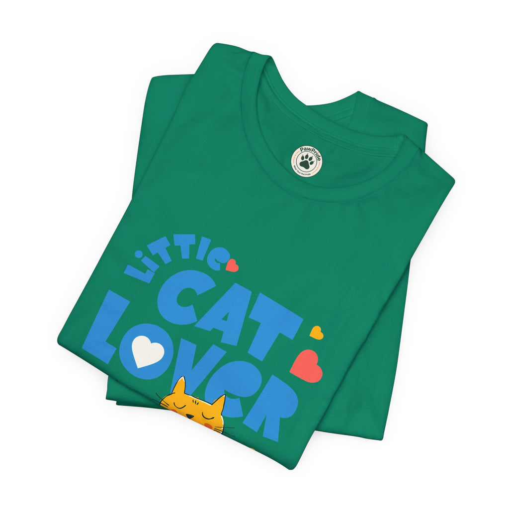 Little Cat Lover T-Shirt — Cute Cat Graphic Tee for Kids & Cat Moms