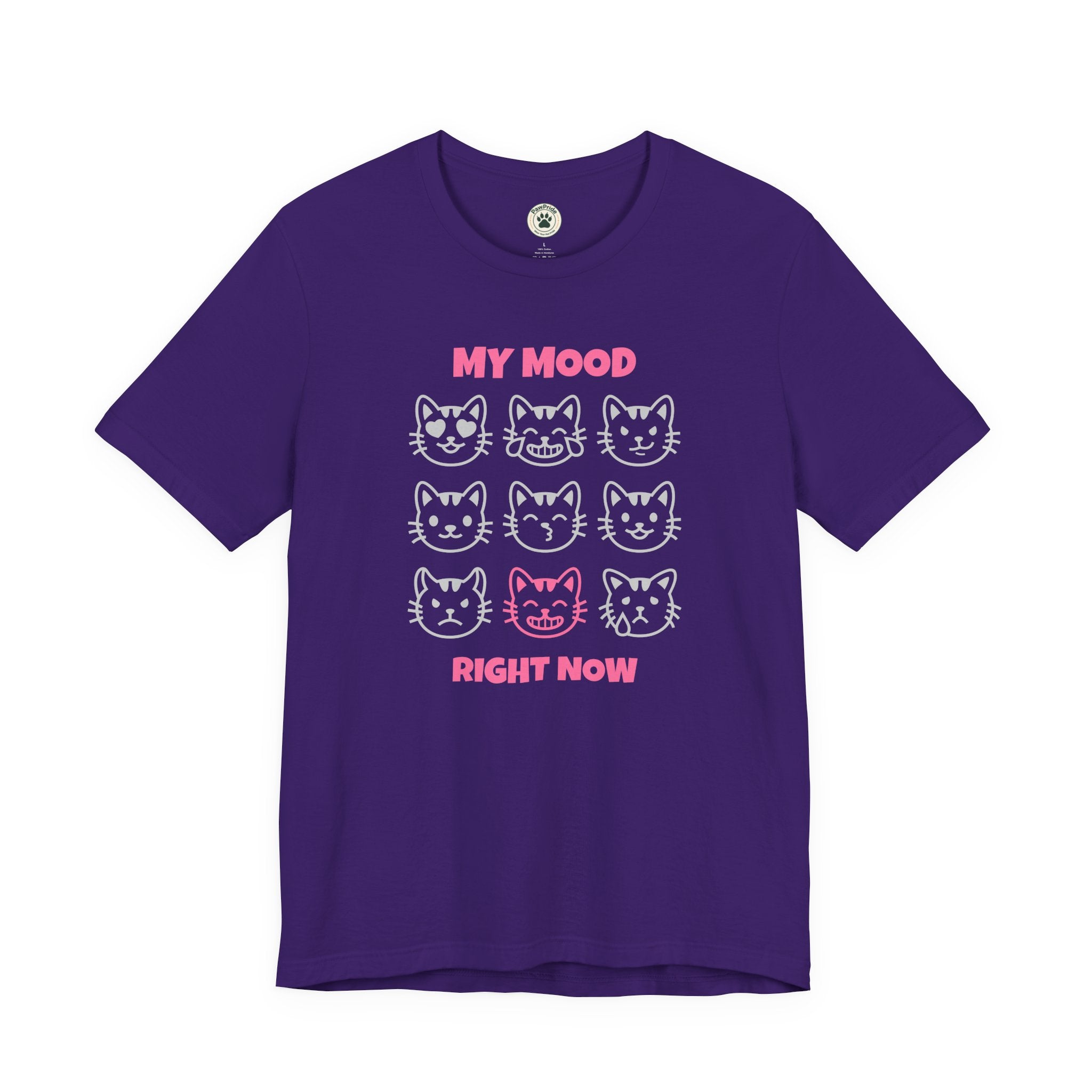 My Mood Right Now Cat Graphic Tee