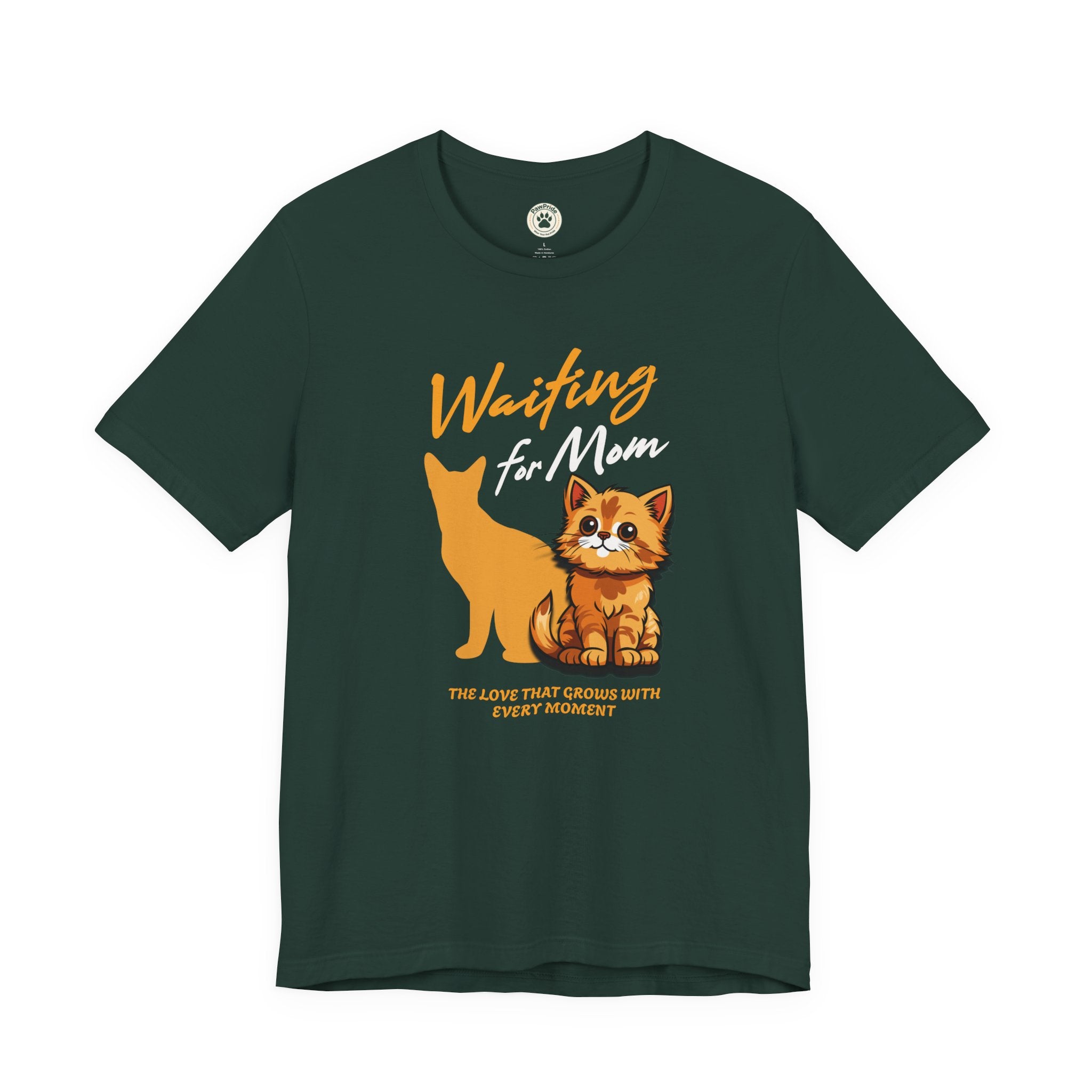 Waiting for Mom Cat T-Shirt — Cute Rescue Kitten Graphic Tee