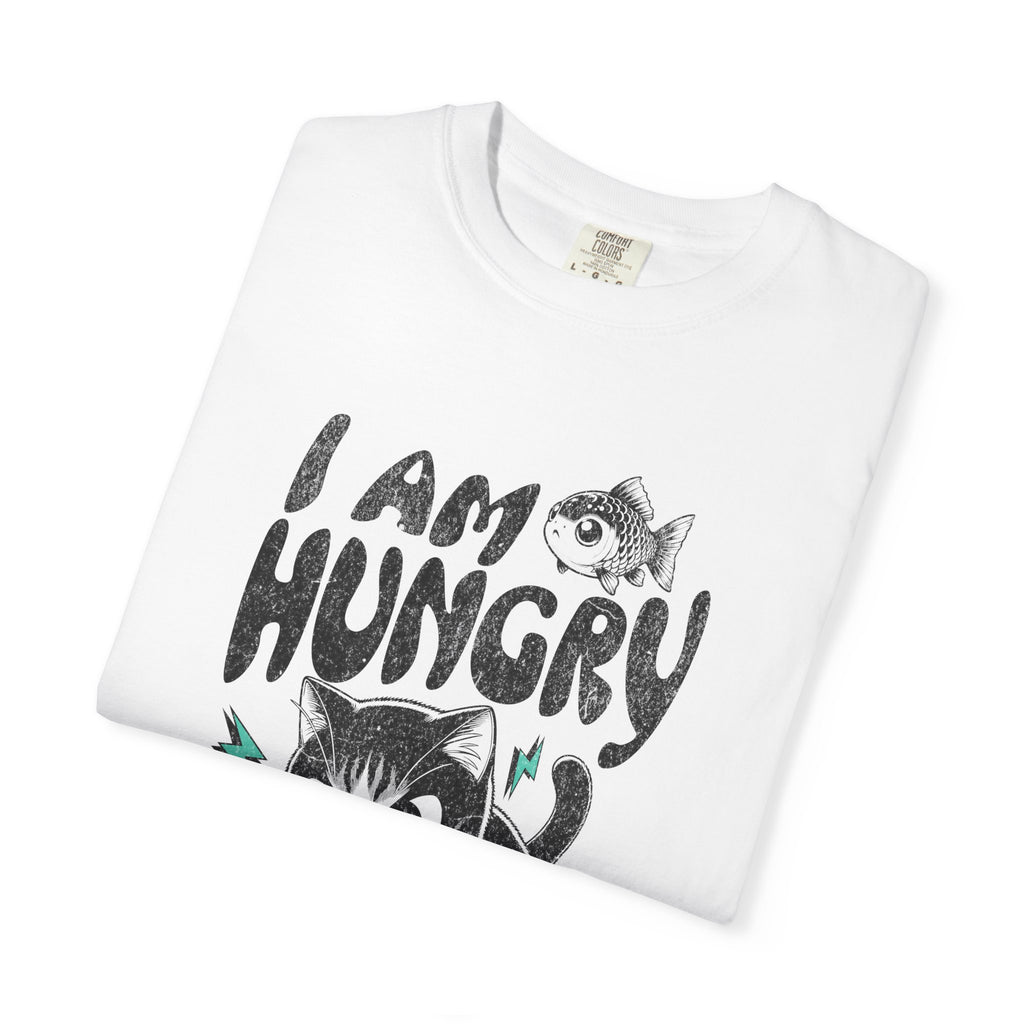 I Am Hungry Cat T-Shirt — Cute Kitten Graphic Tee