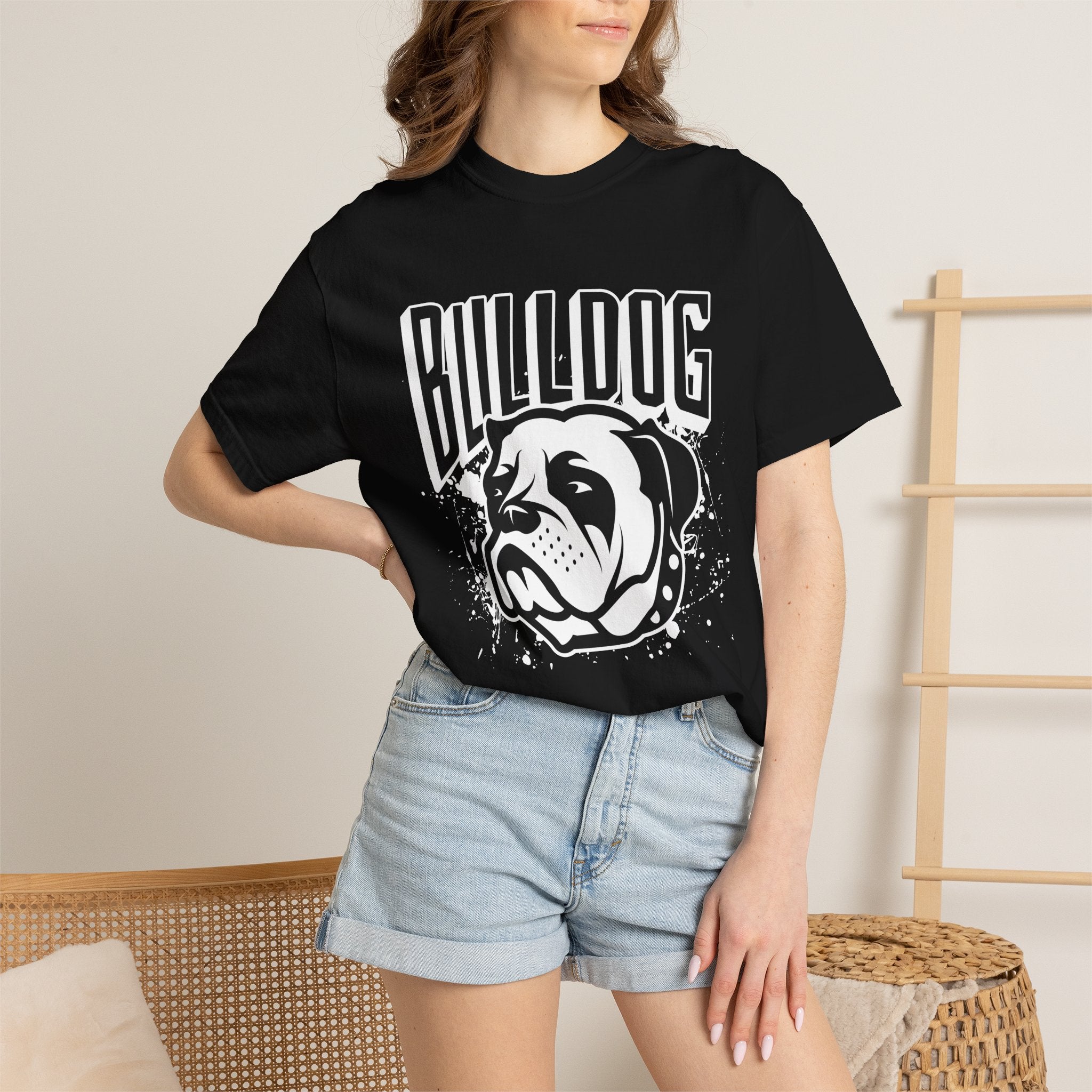 Bulldog Graphic T-Shirt — Vintage Team Mascot Tee