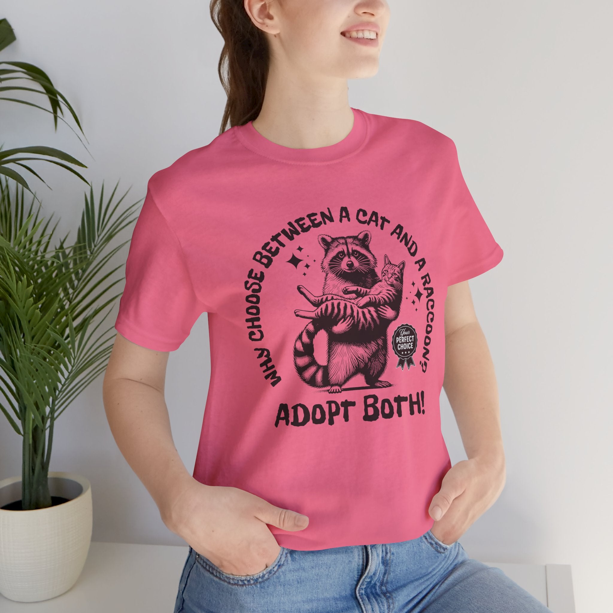 Adopt Both! Raccoon & Cat Rescue T-Shirt