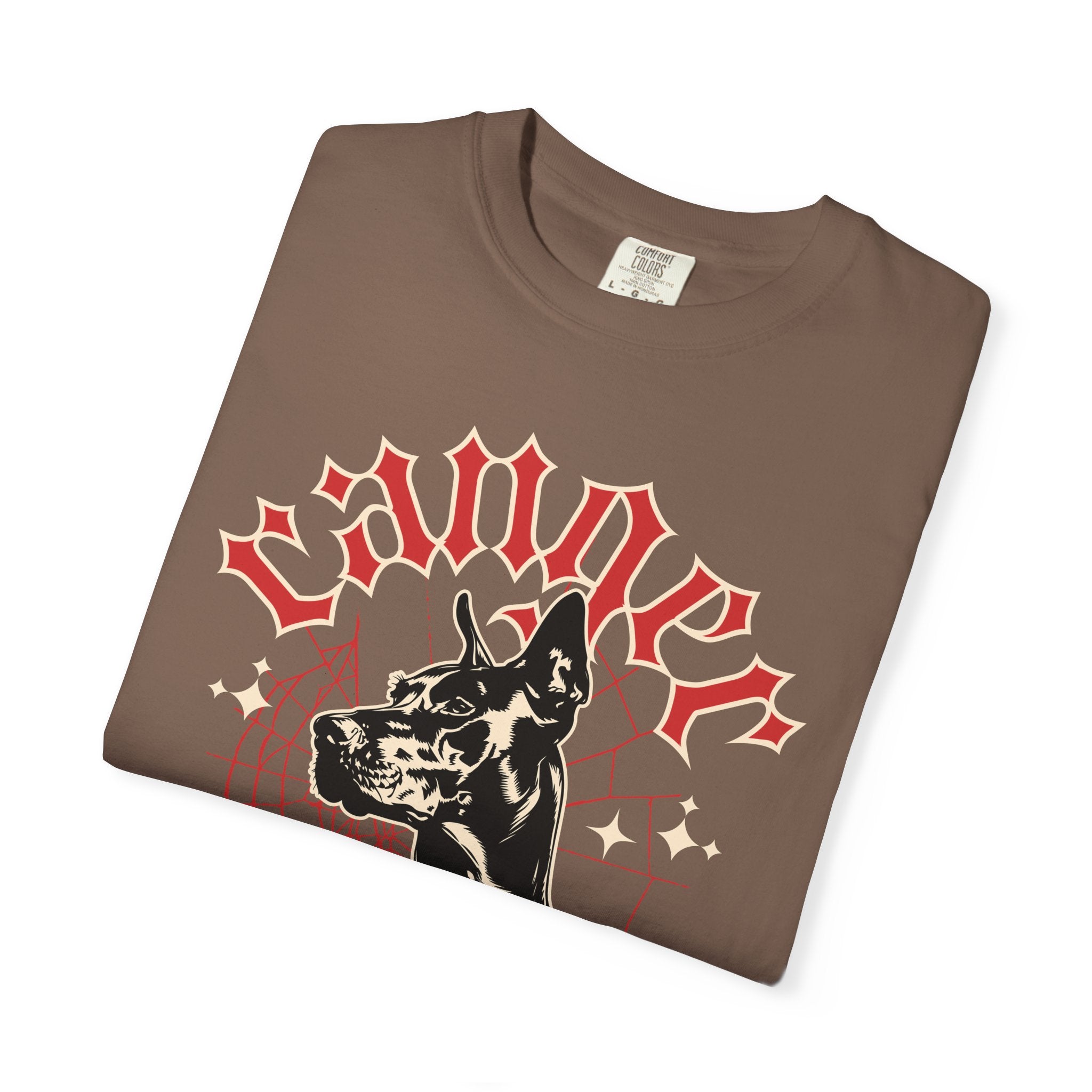 Doberman Graphic T-Shirt — Vintage “Winner” Dog Design