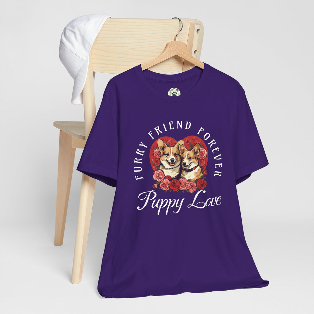 Puppy Love T-Shirt — "Furry Friend Forever" Corgi Tee
