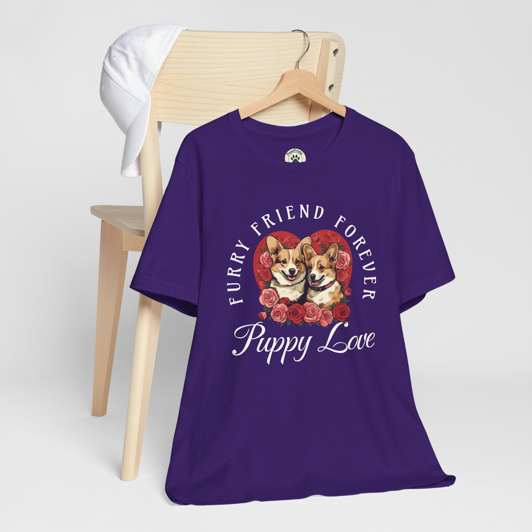 Puppy Love T-Shirt — "Furry Friend Forever" Corgi Tee