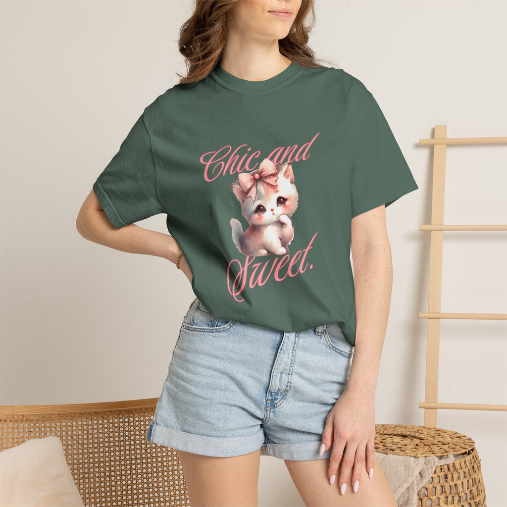 Chic and Sweet Kitten T-Shirt
