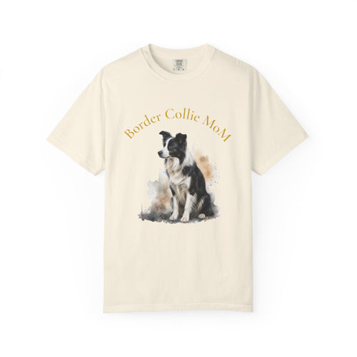 Border Collie Mom T-Shirt — Watercolor Dog Tee for Pet Lovers