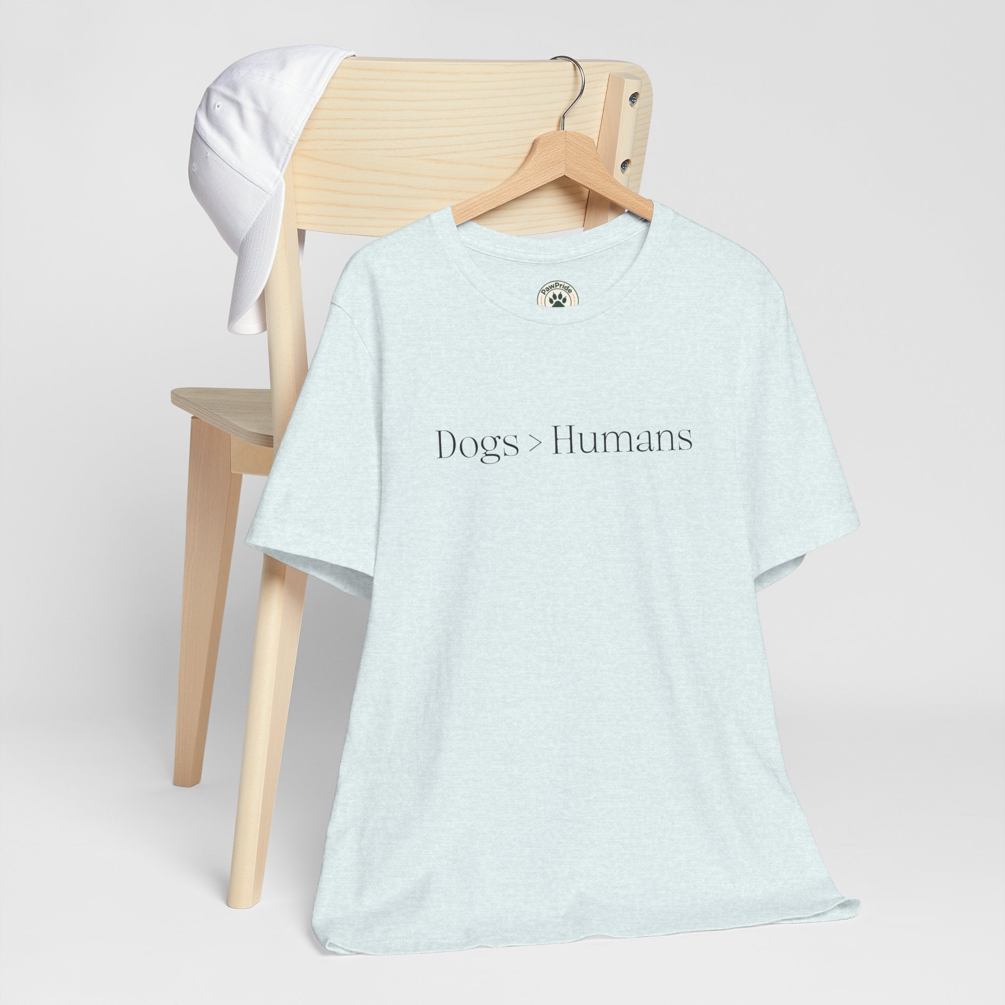 Dogs > Humans Tee — Minimalist Dog Lover T-Shirt