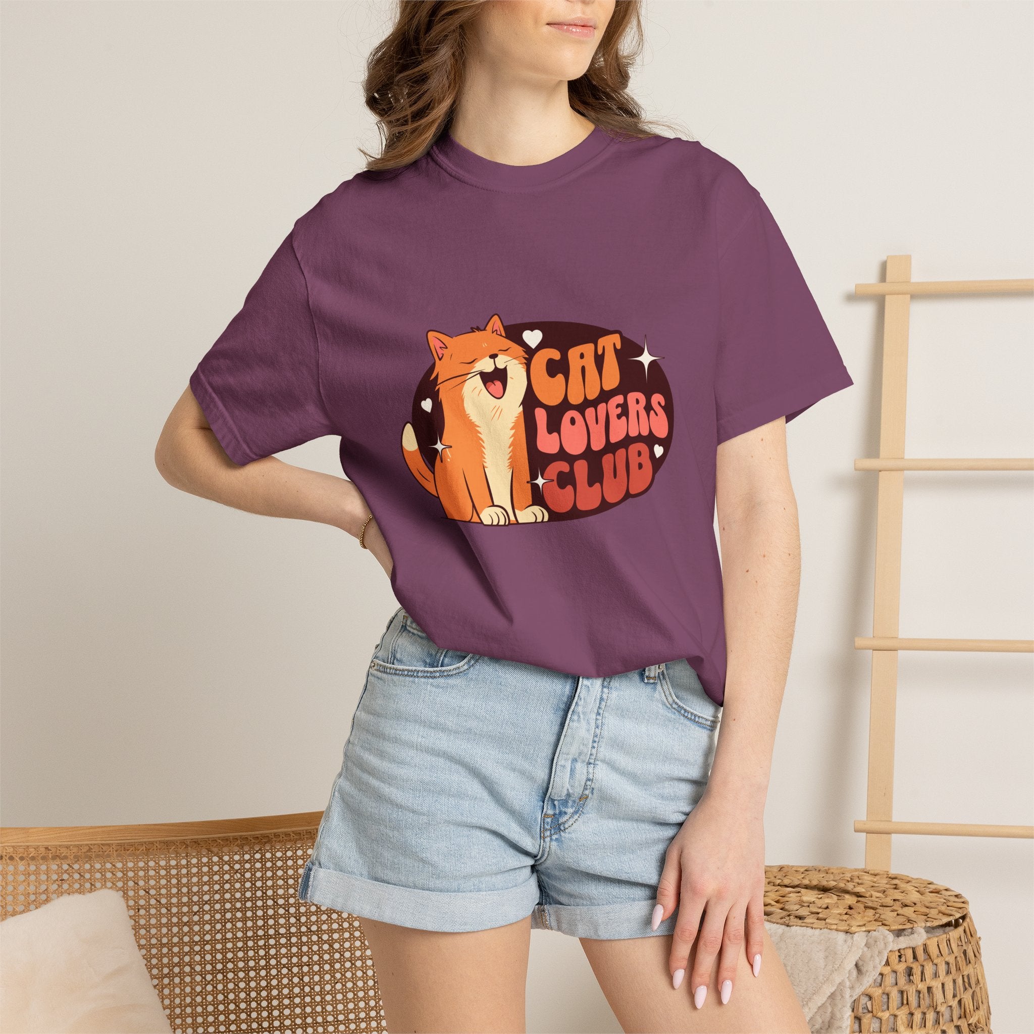 Cat Lovers Club T-Shirt — Cute Retro Cat Graphic Tee