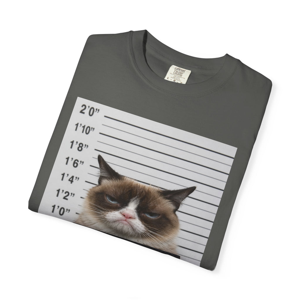 Grumpy Cat Mugshot T‑Shirt — "I Hate People" Graphic Tee