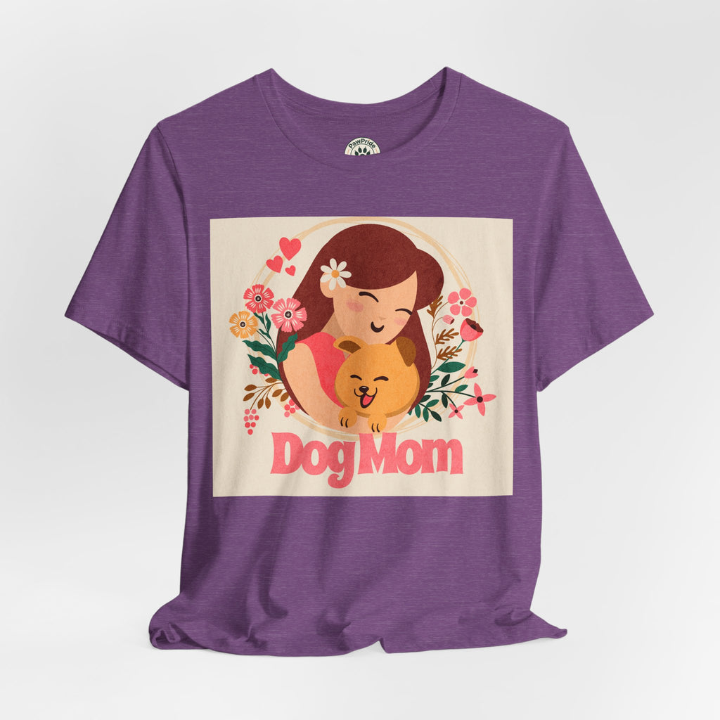 Dog Mom T-Shirt — Cute Floral Dog Mom Tee