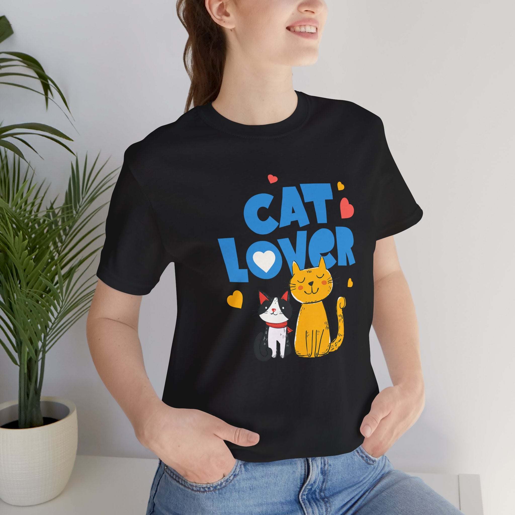 Cat Lover T-Shirt — Cute Cartoon Cats Graphic Tee
