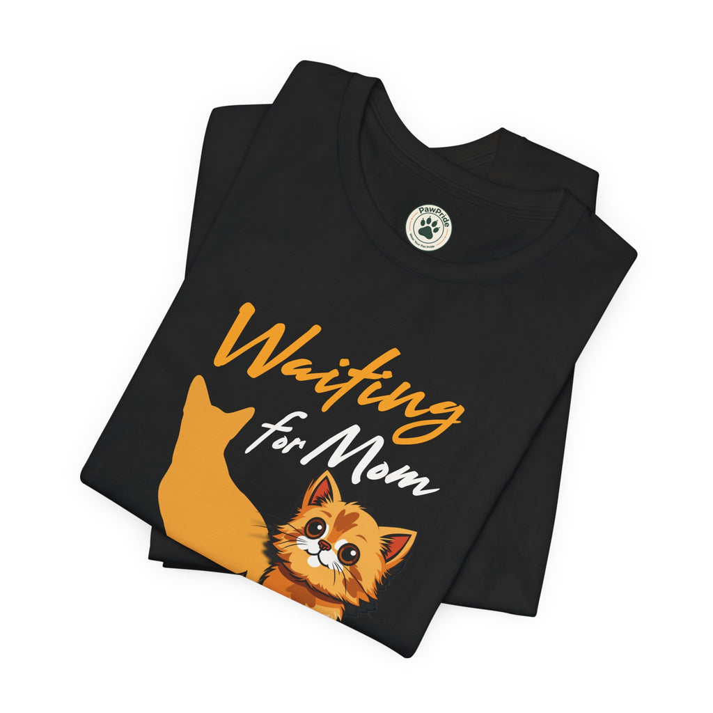Waiting for Mom Cat T-Shirt — Cute Rescue Kitten Graphic Tee