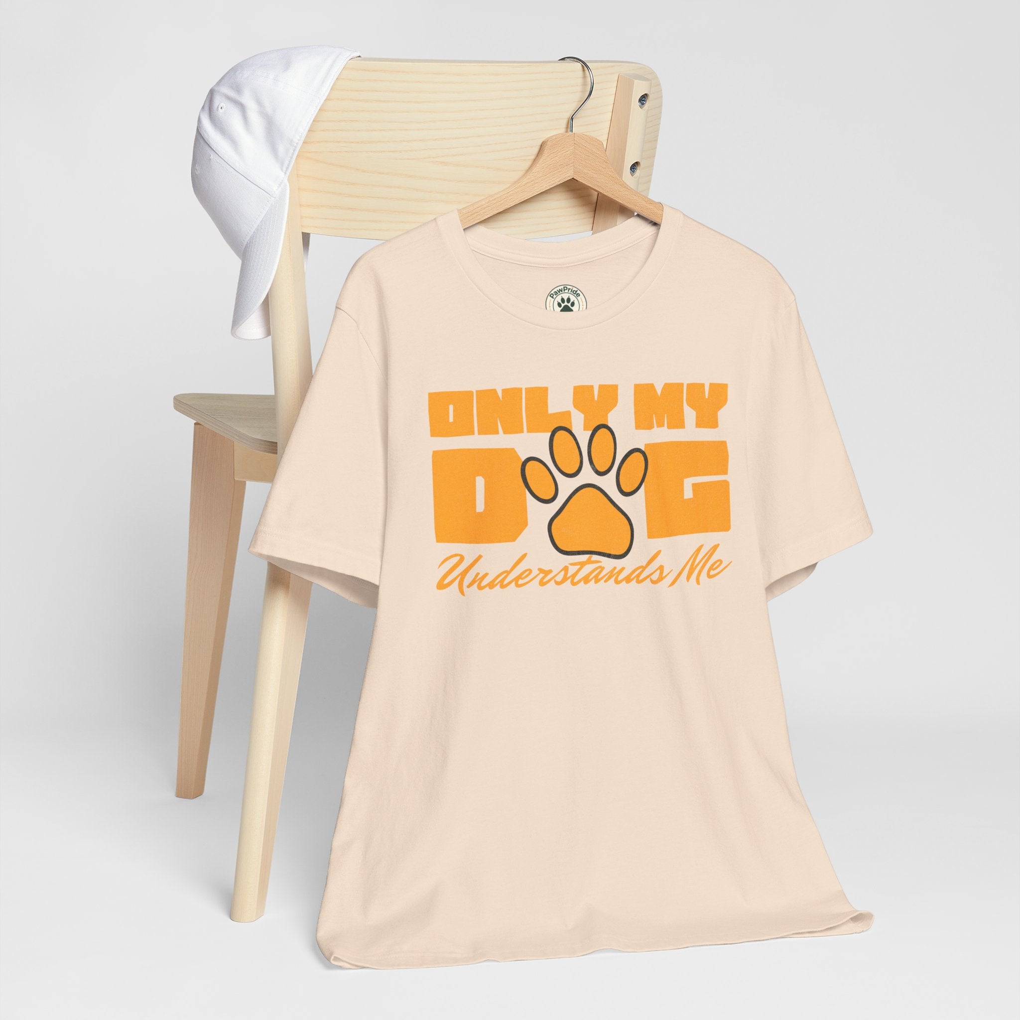 Dog Lover T‑Shirt — "Only My Dog Understands Me" Paw Print Tee