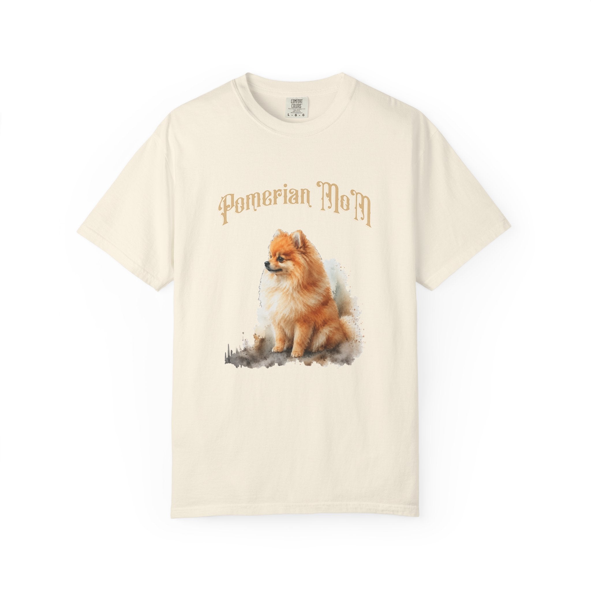 Pomeranian Mom T-Shirt – Cute Pomeranian Dog Graphic Tee