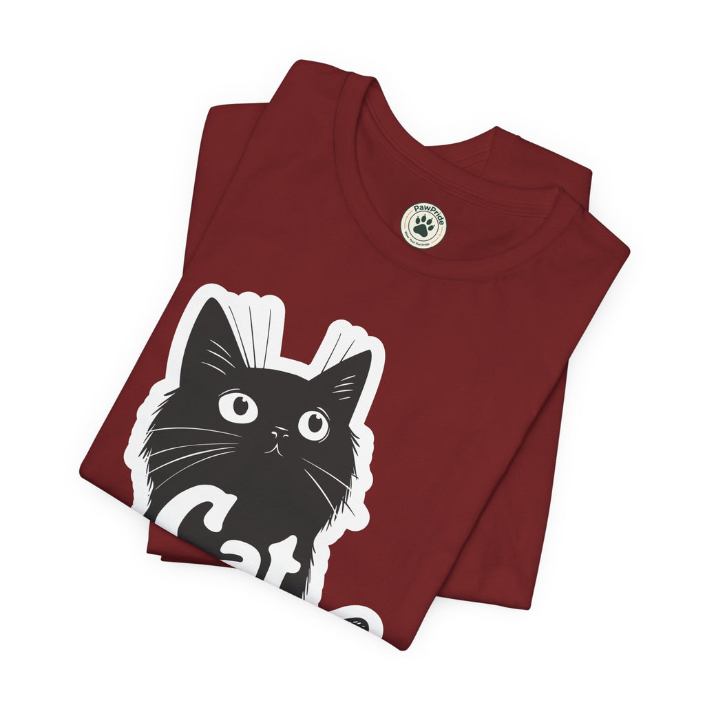 Cat Mama T-Shirt – Cute Black Cat Graphic Tee for Cat Lovers