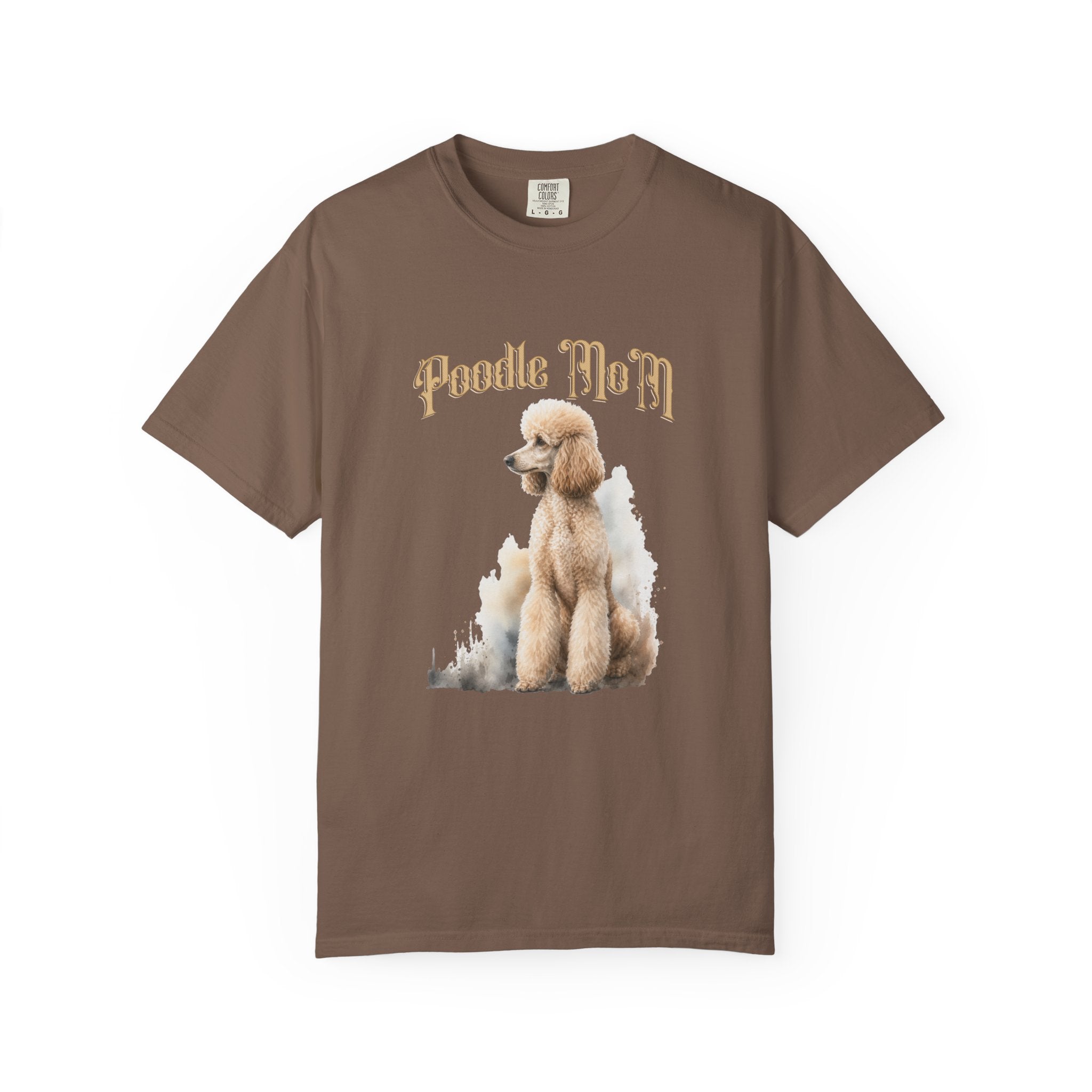 Poodle Mom T-Shirt — Cute Vintage Poodle Graphic Tee for Dog Lovers