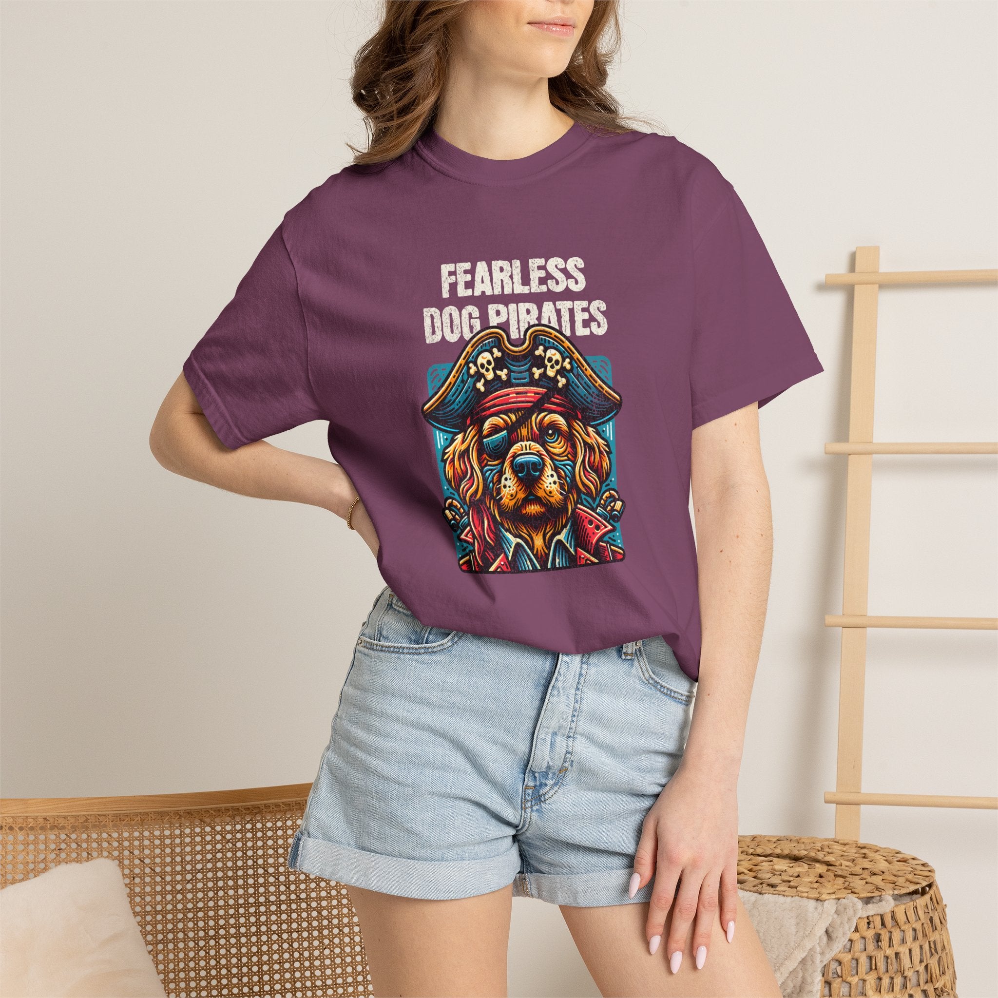 Fearless Dog Pirates T-Shirt — Pirate Dog Graphic Tee