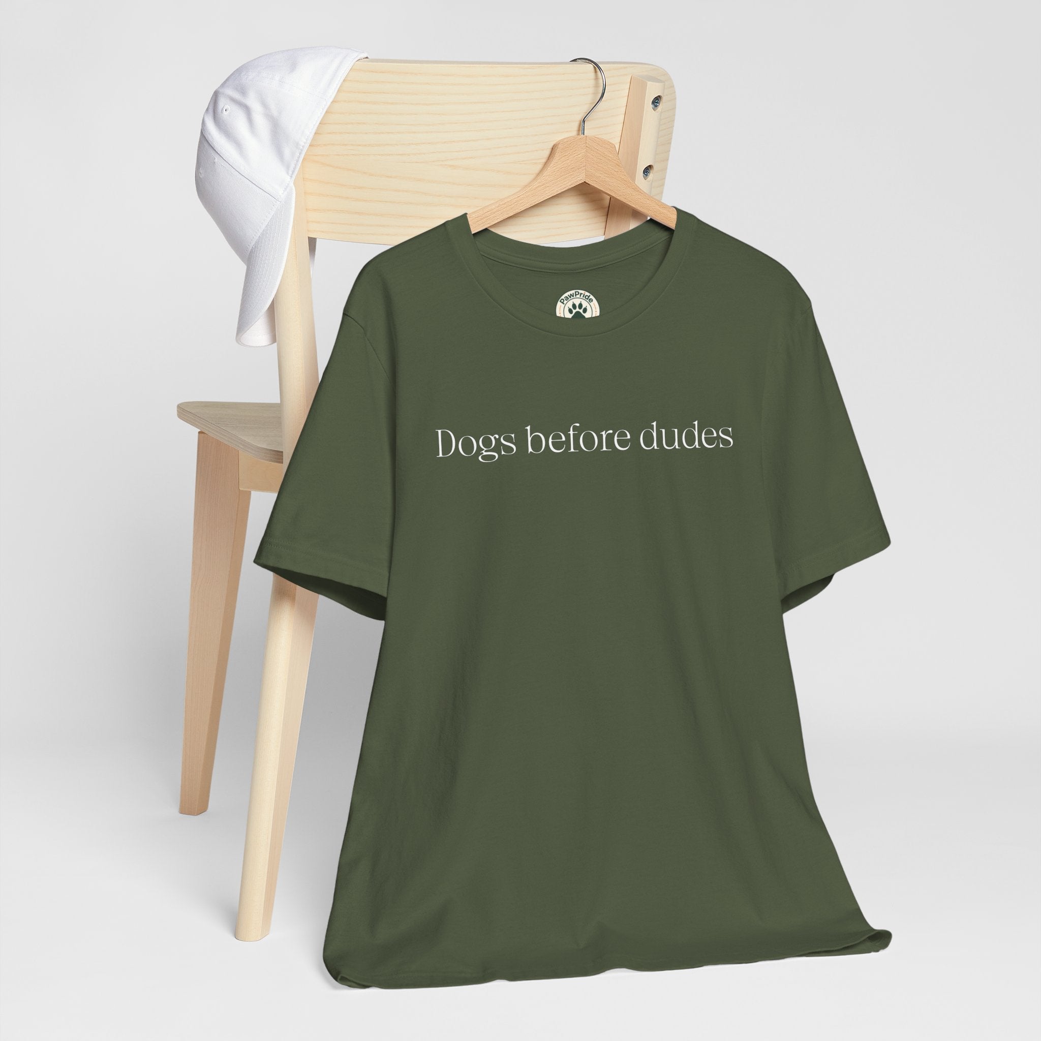 Dogs Before Dudes T‑Shirt — Funny Dog Lover Tee