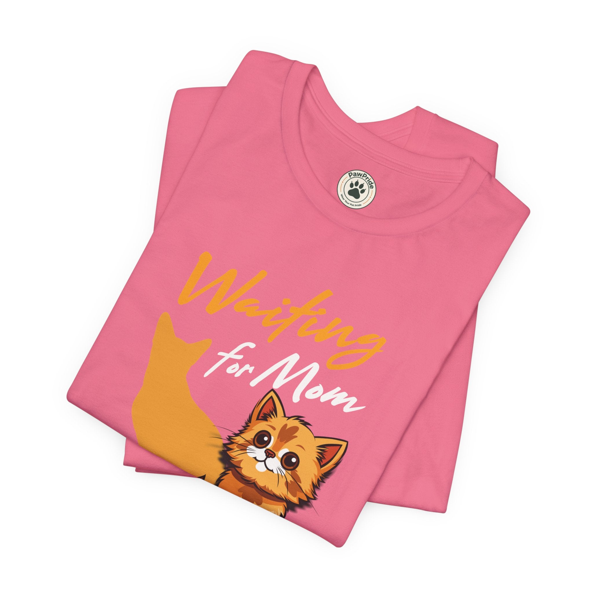 Waiting for Mom Cat T-Shirt — Cute Rescue Kitten Graphic Tee