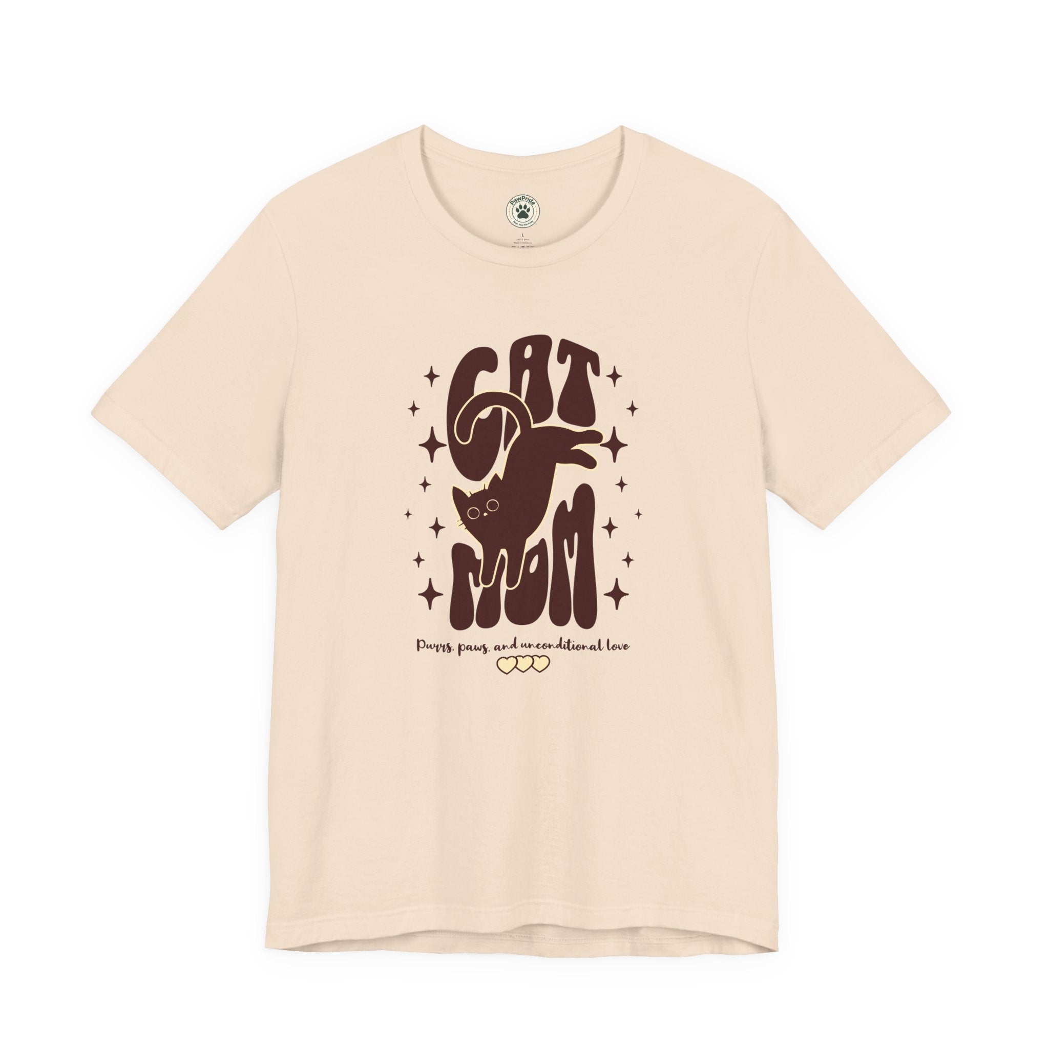 Cat Mom Retro Graphic Tee — "Cat Mom" Vintage Cat Lover T‑Shirt
