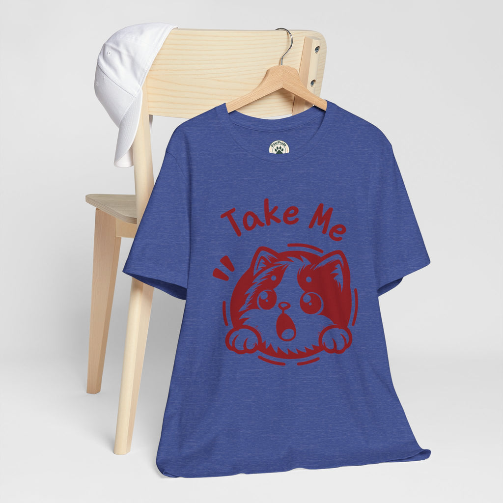Take Me Puppy T-Shirt — Cute Dog Graphic Tee for Pet Lovers