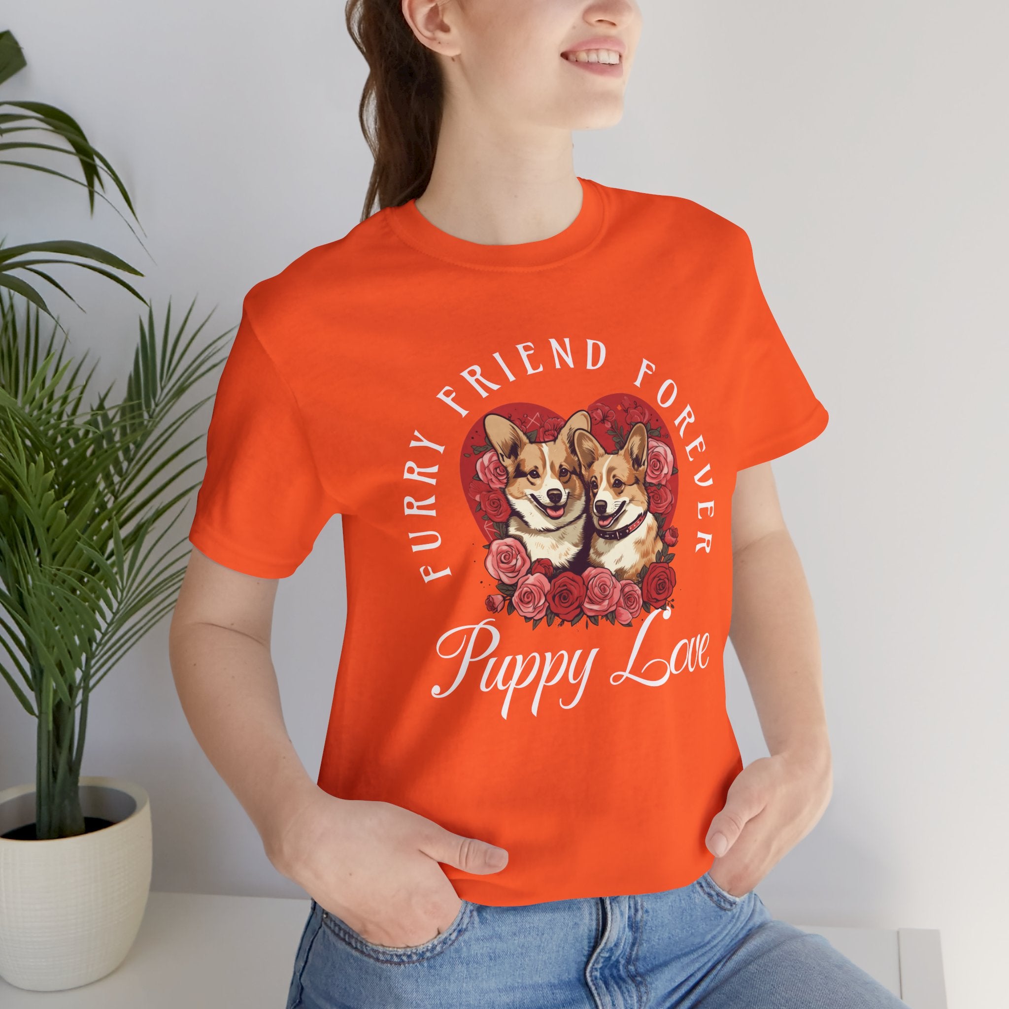 Puppy Love T-Shirt — "Furry Friend Forever" Corgi Tee