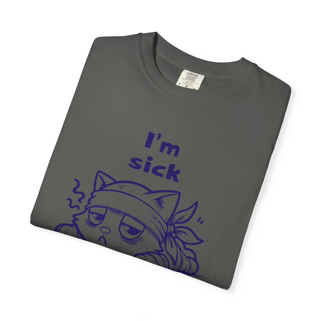 T-Shirt — “I’m Sick of People” Cute Grumpy Cat Graphic Tee